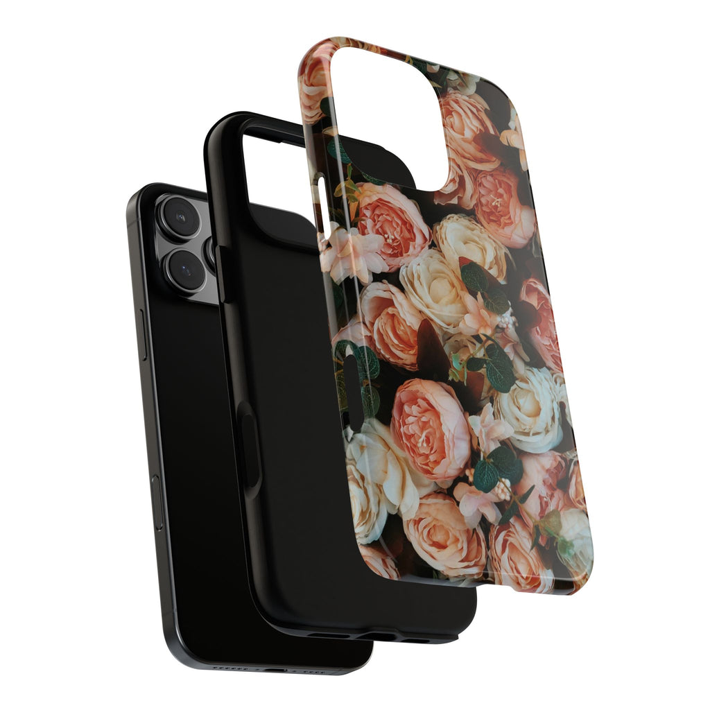 Floral Phone Case - Tough Cases, Rose Design, Floral Protection, Gift for Her, Cute Mobile Cover, Eco-Friendly Case - FORMO