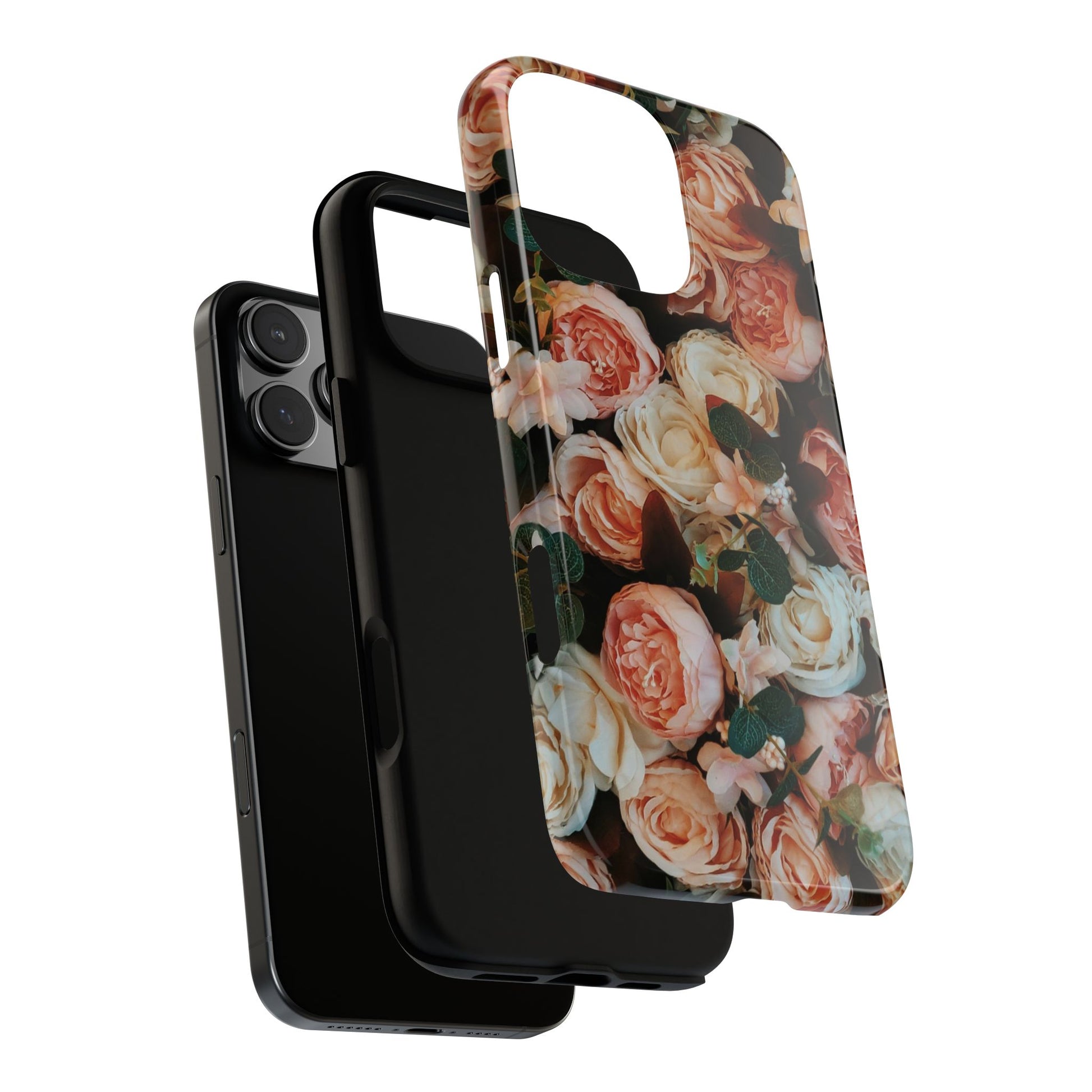Floral Phone Case - Tough Cases, Rose Design, Floral Protection, Gift for Her, Cute Mobile Cover, Eco-Friendly Case - FORMO