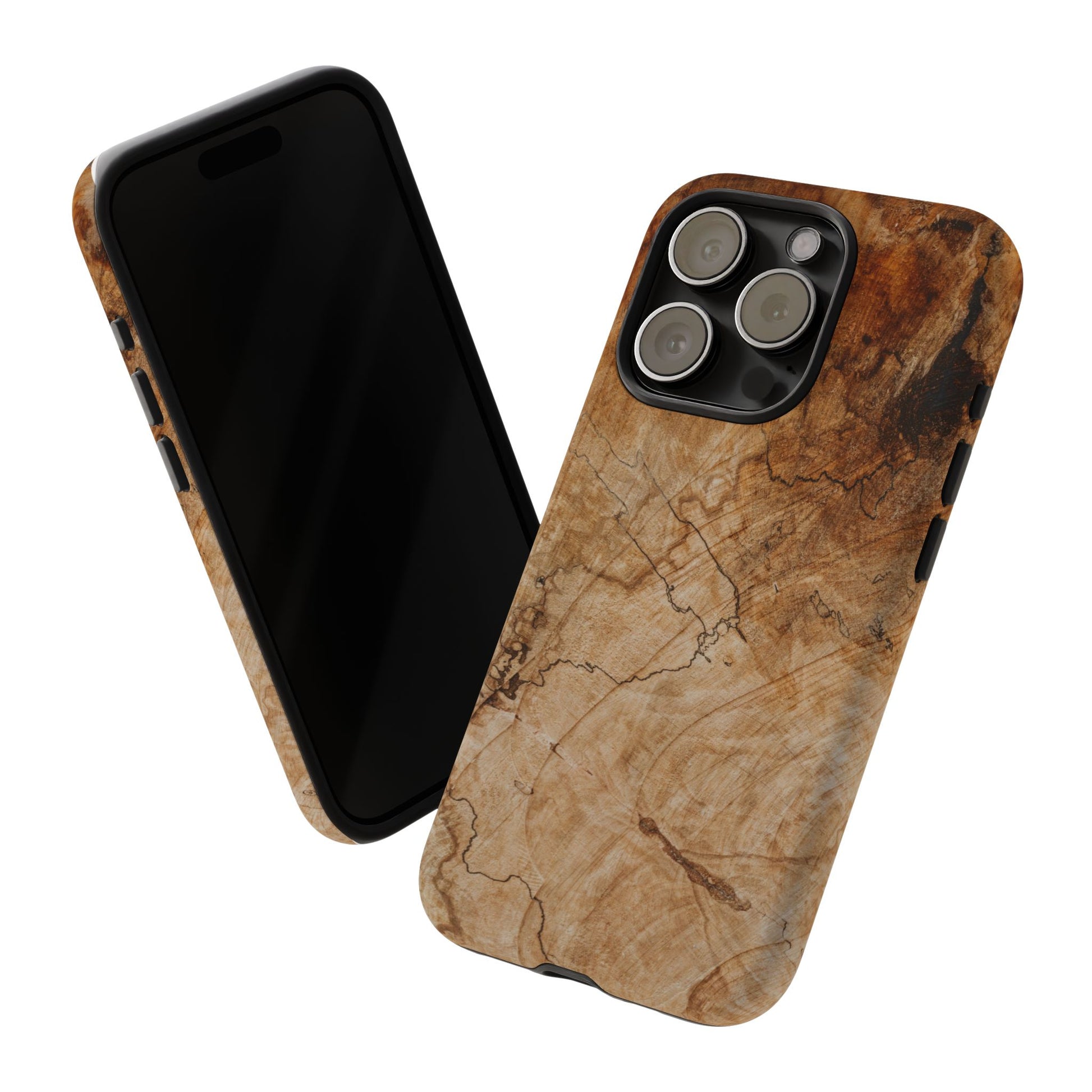 Woodland-Inspired Phone Case | Tough Cases, Natural Wood Grain Cover, Rustic Tech Accessory, Nature Lover Gift, Eco-Friendly - FORMO