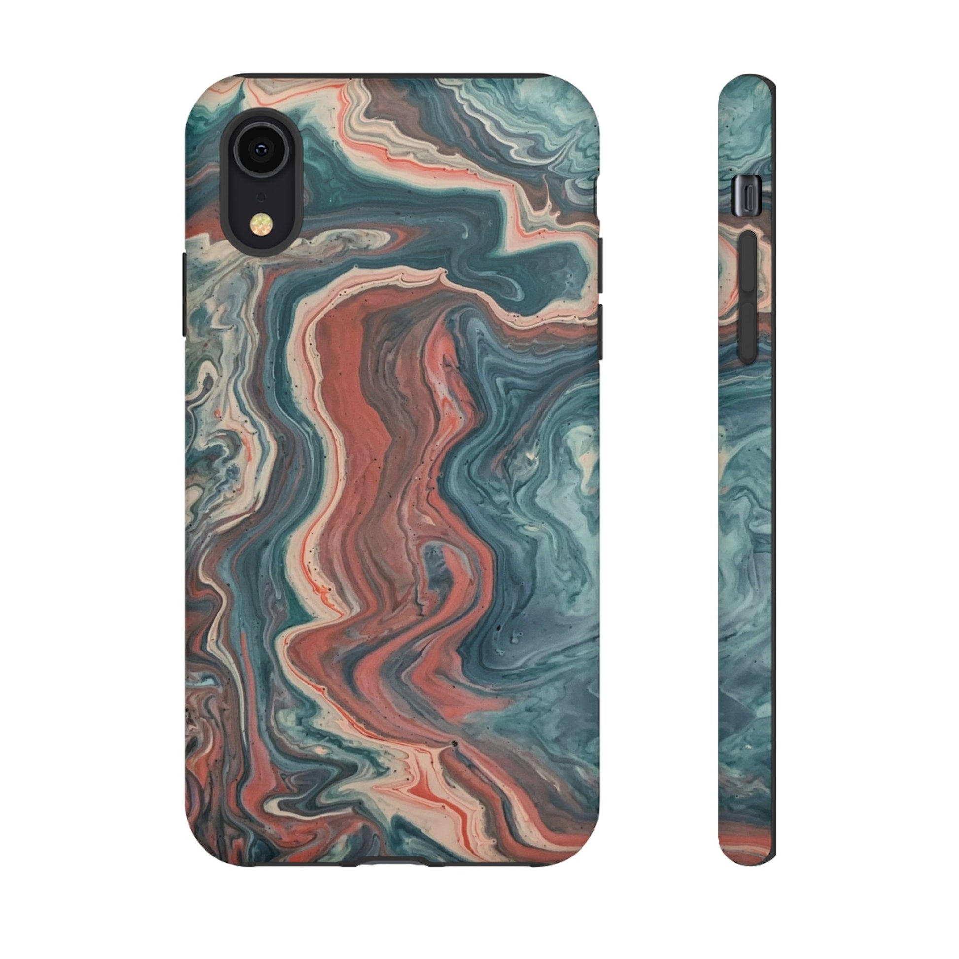 Artistic Phone Case, Tough Cases for Stylish Protection, Marble Design, Trendy Gift for Phone Lovers, Unique Cell Phone Accessory - FORMO