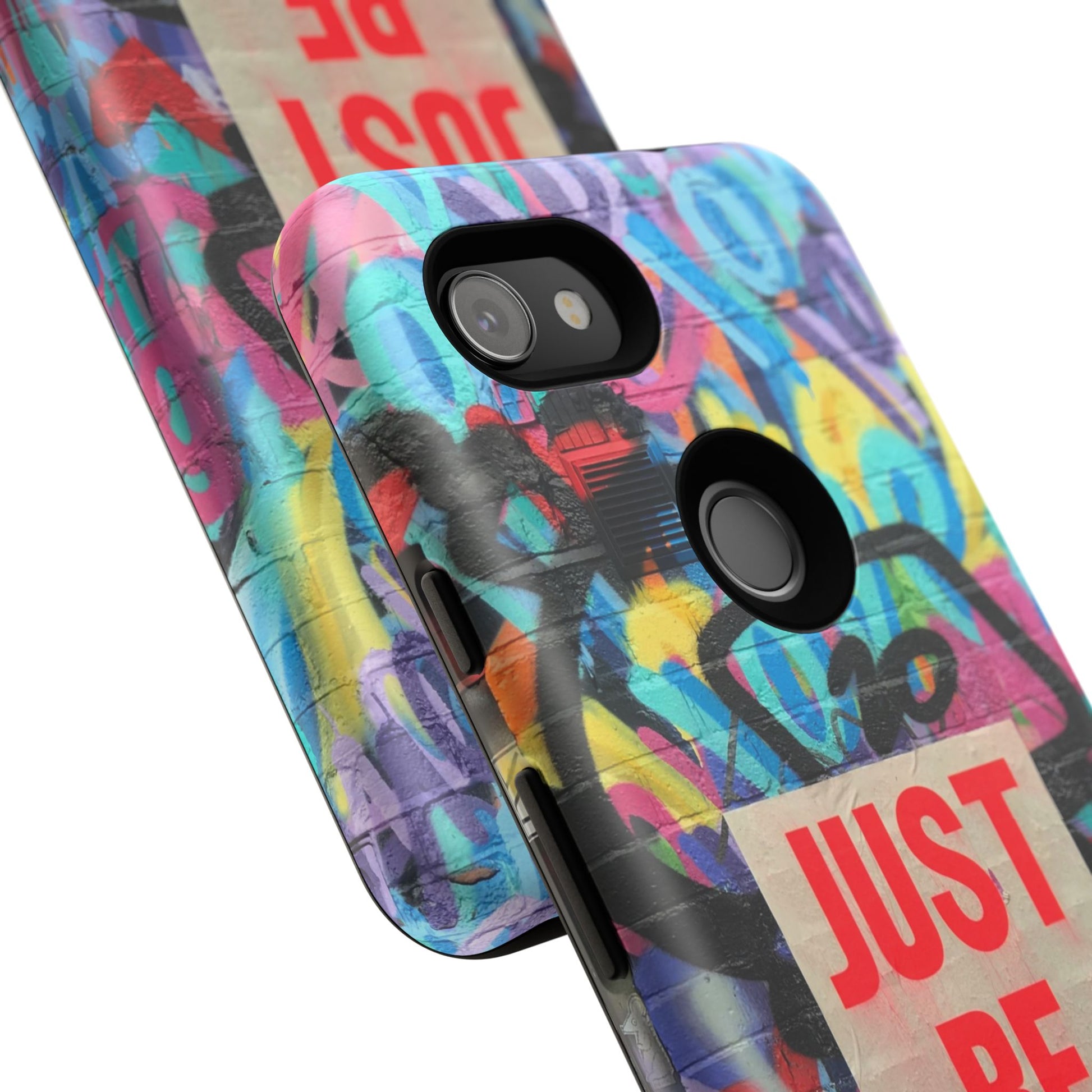 Colorful Phone Case - Just Be Nice Design, Motivational Gift, Phone Accessories, Unique Custom Case, Positive Vibe Tech Gear - FORMO