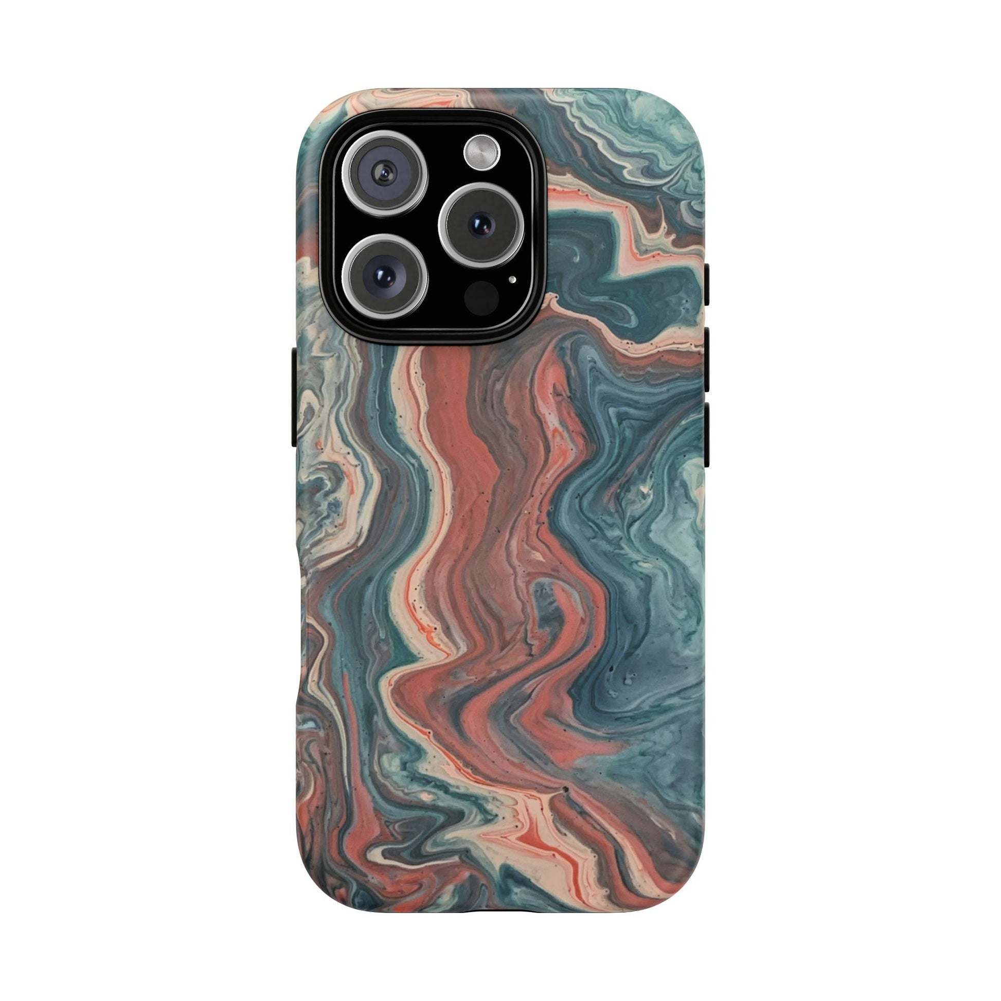Artistic Phone Case, Tough Cases for Stylish Protection, Marble Design, Trendy Gift for Phone Lovers, Unique Cell Phone Accessory - FORMO