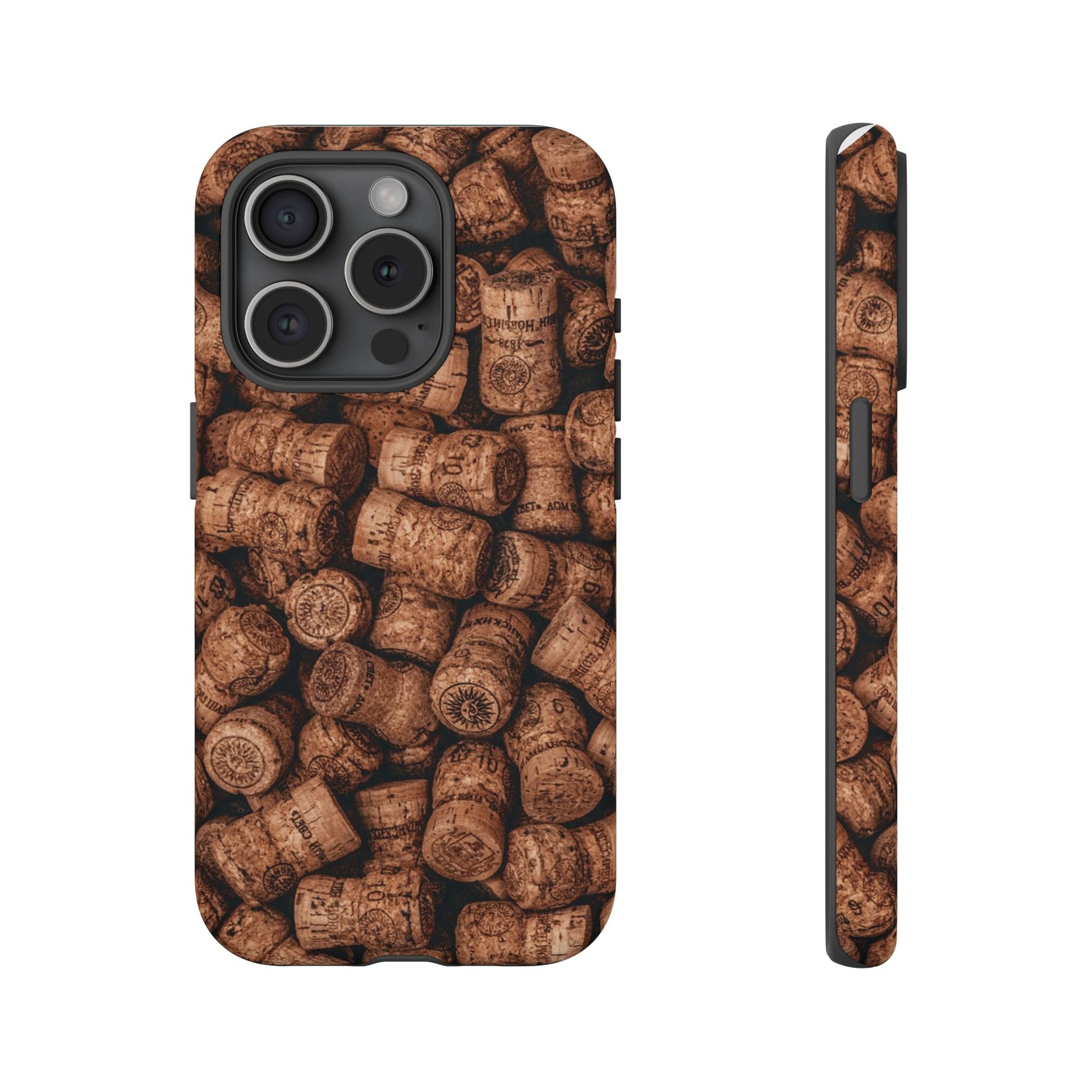 Cork Pattern Phone Case - Eco-Friendly, Vintage Style, Rustic Gifts for Wine Lovers, Housewarming, Birthday, Unique Gift - FORMO