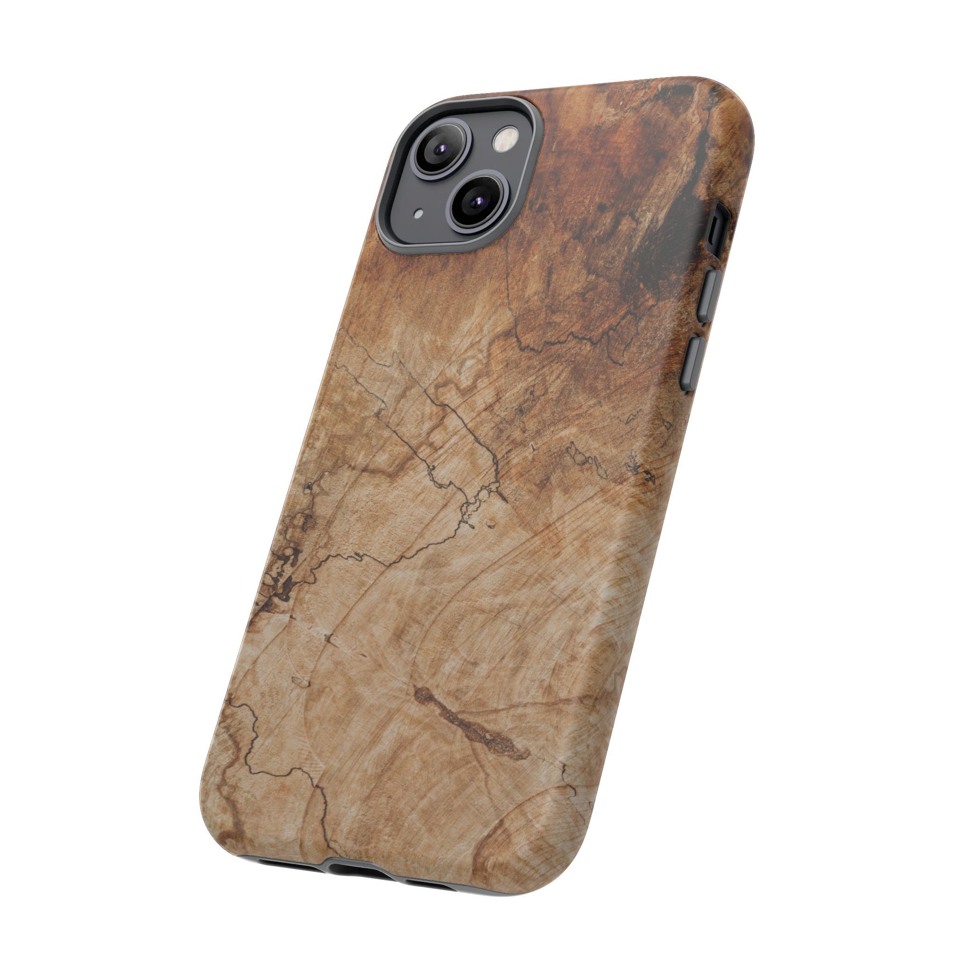 Woodland-Inspired Phone Case | Tough Cases, Natural Wood Grain Cover, Rustic Tech Accessory, Nature Lover Gift, Eco-Friendly - FORMO