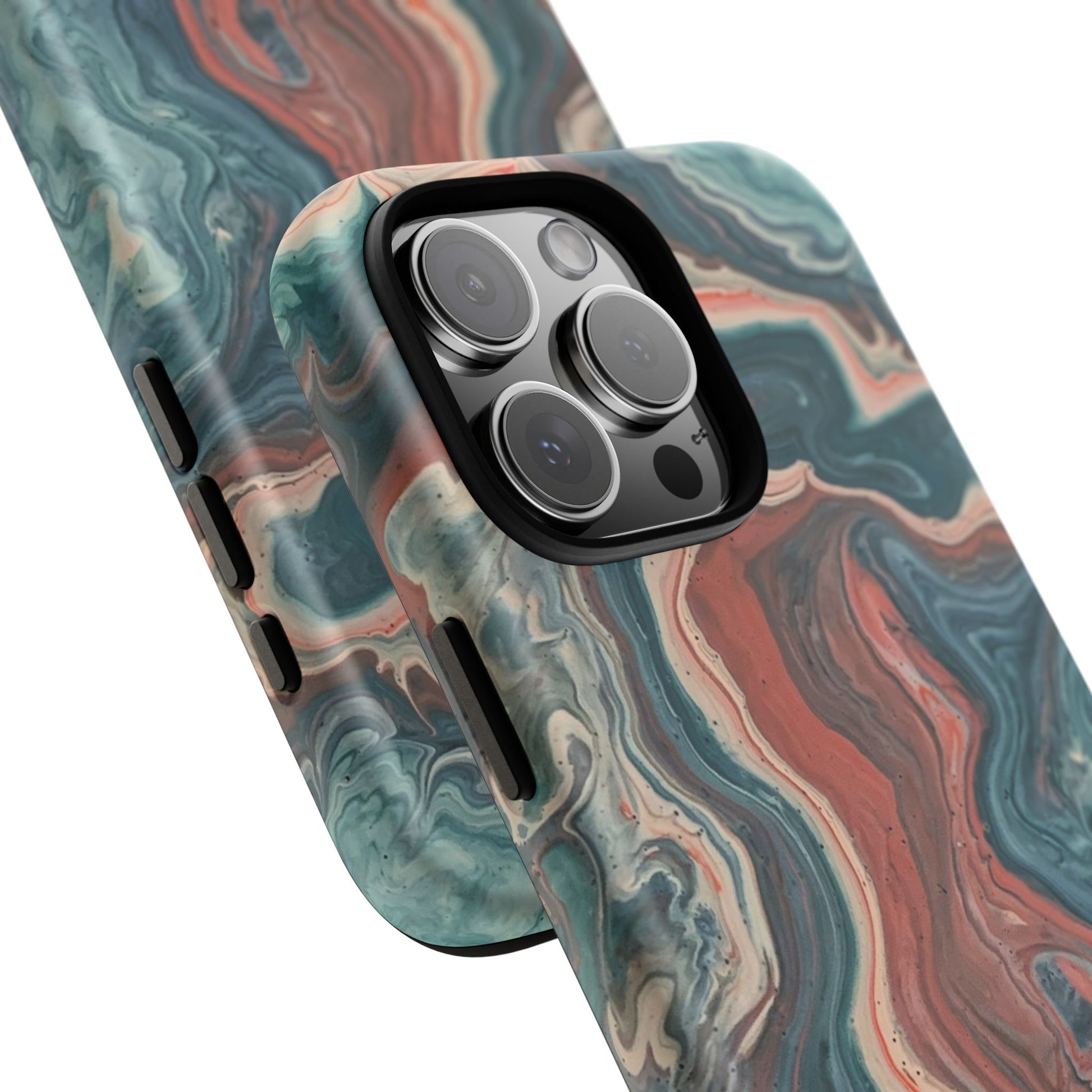 Artistic Phone Case, Tough Cases for Stylish Protection, Marble Design, Trendy Gift for Phone Lovers, Unique Cell Phone Accessory - FORMO