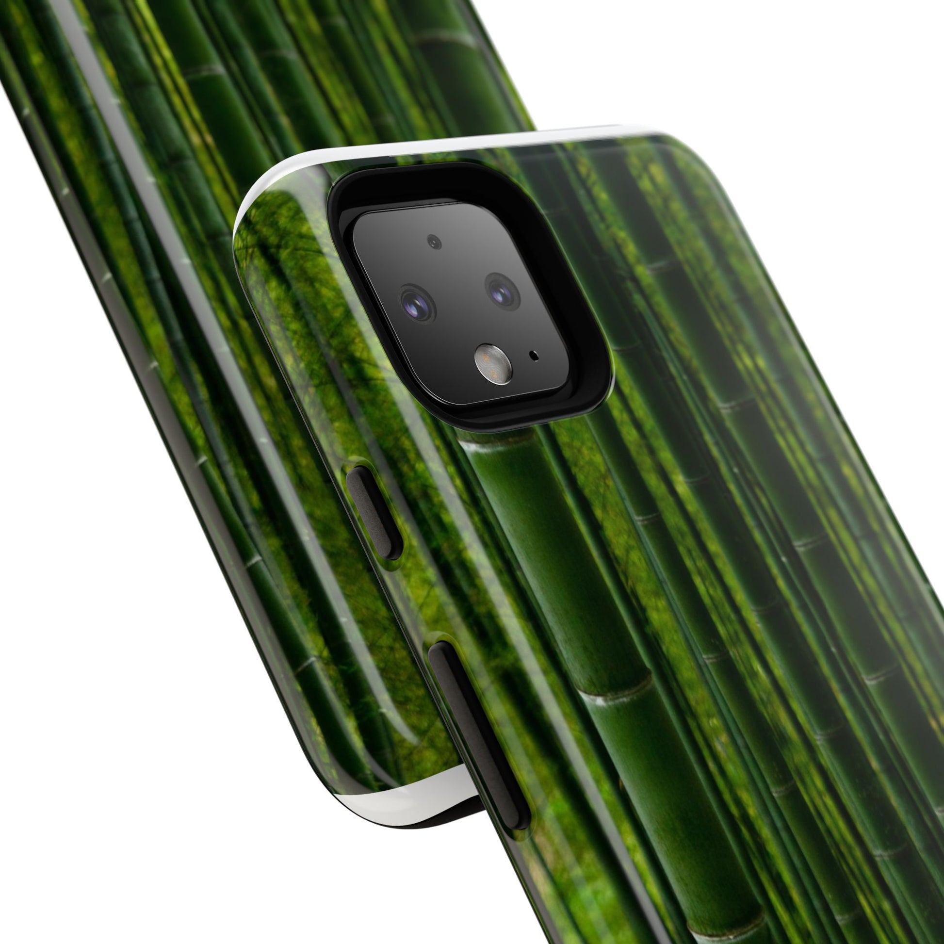 Bamboo Phone Case - Tough Cases, Nature Lover Gift, Eco-Friendly Phone Accessory, Greenery Design, Unique Smartphone Cover - FORMO