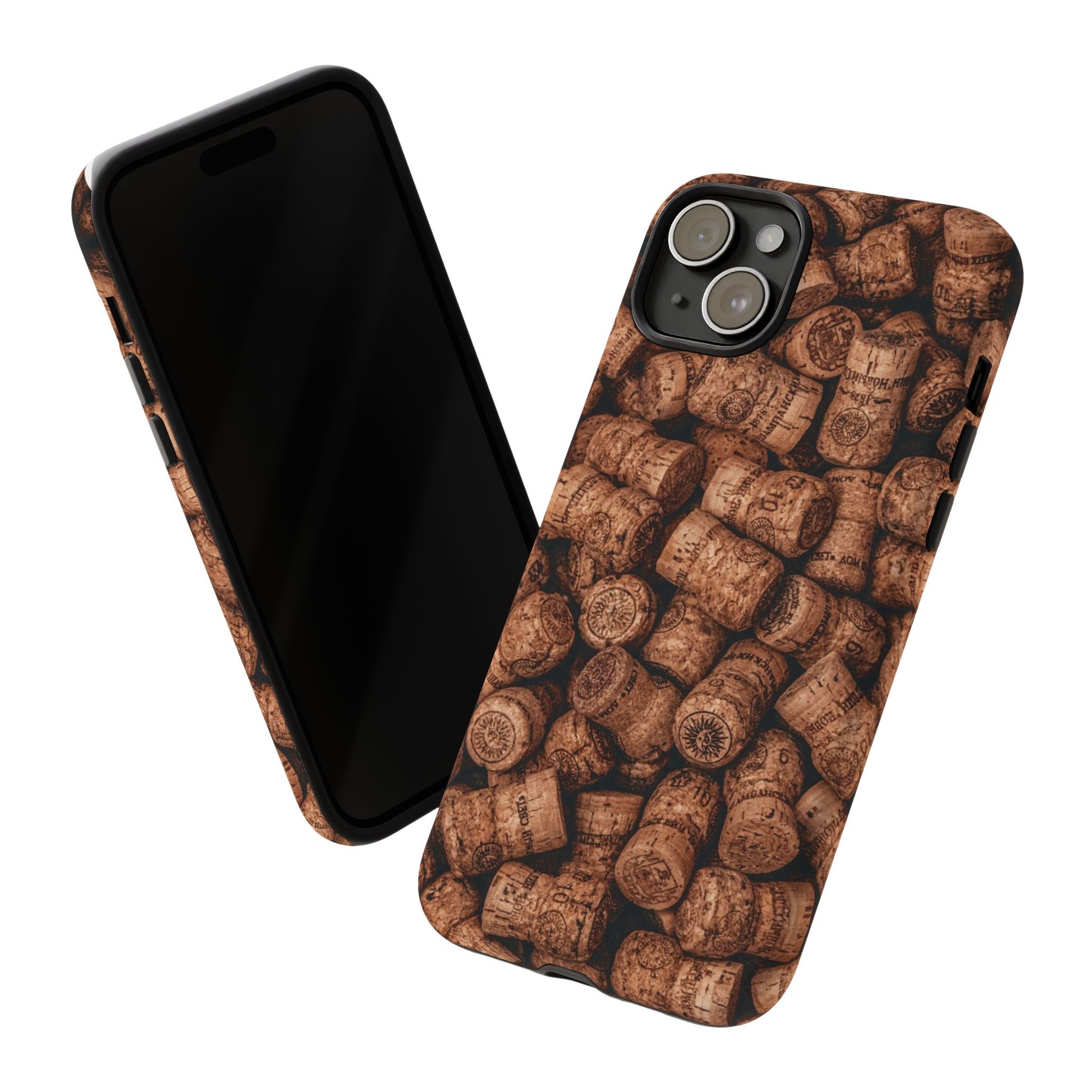 Cork Pattern Phone Case - Eco-Friendly, Vintage Style, Rustic Gifts for Wine Lovers, Housewarming, Birthday, Unique Gift - FORMO