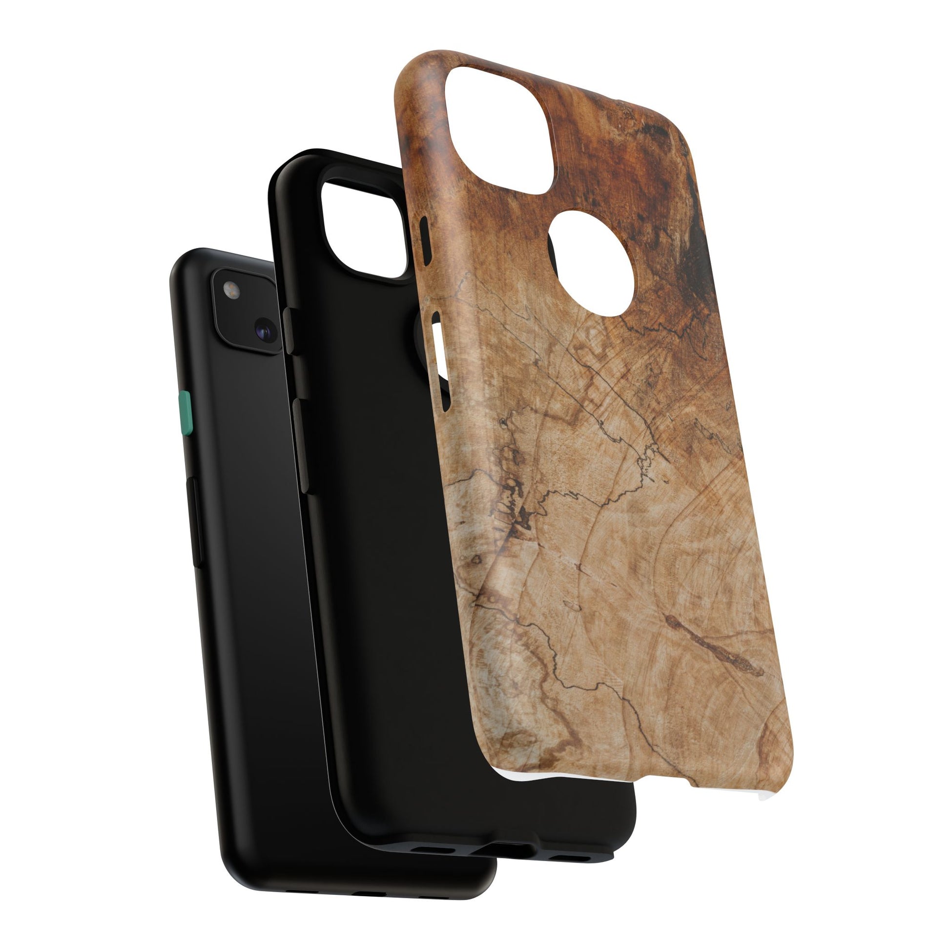 Woodland-Inspired Phone Case | Tough Cases, Natural Wood Grain Cover, Rustic Tech Accessory, Nature Lover Gift, Eco-Friendly - FORMO