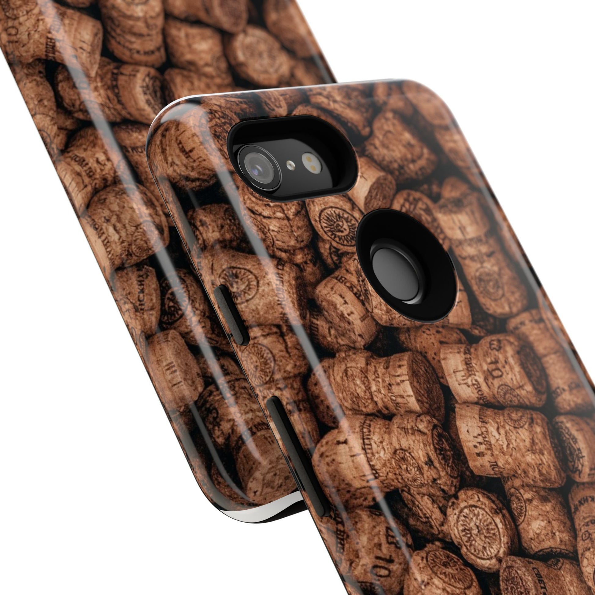 Cork Pattern Phone Case - Eco-Friendly, Vintage Style, Rustic Gifts for Wine Lovers, Housewarming, Birthday, Unique Gift - FORMO