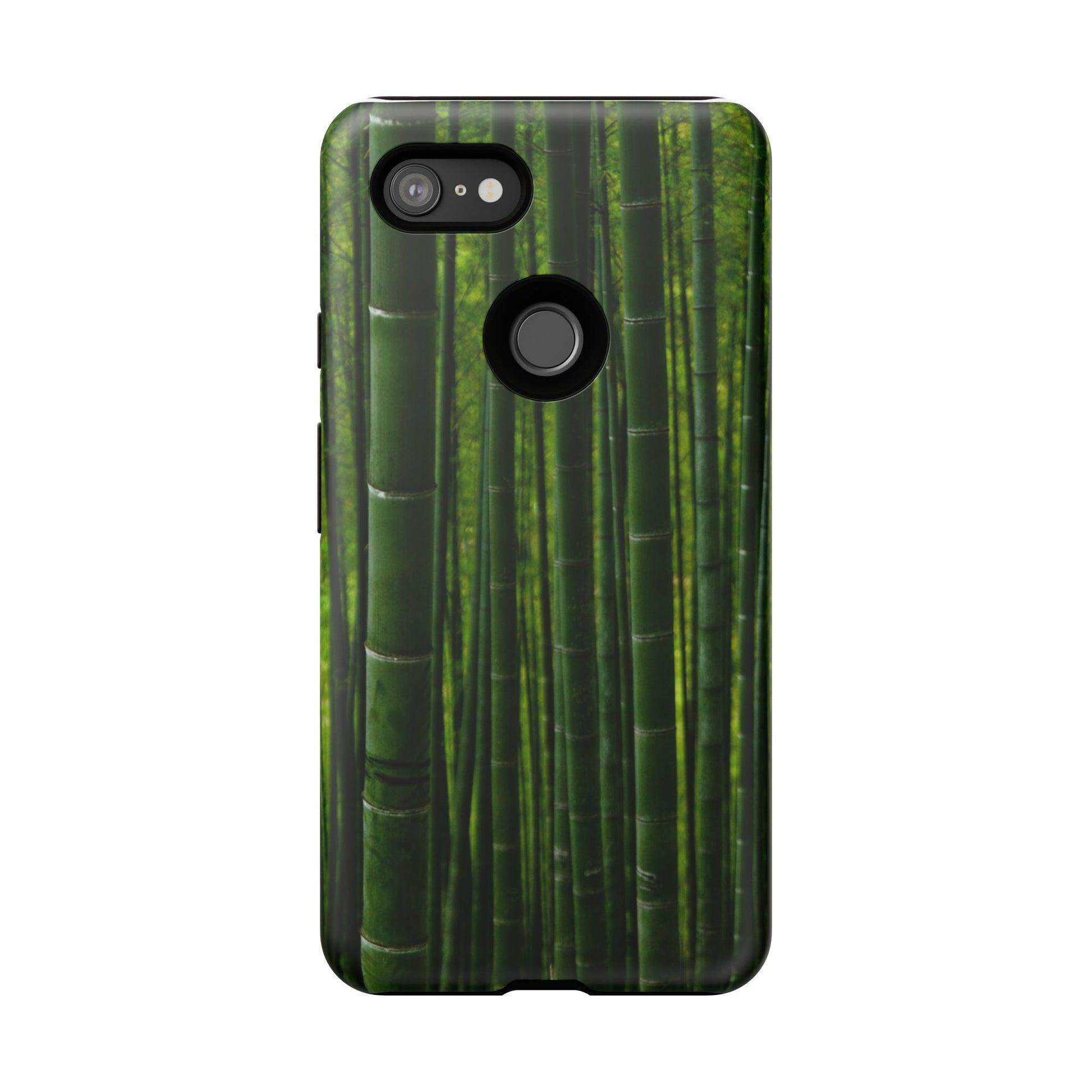 Bamboo Phone Case - Tough Cases, Nature Lover Gift, Eco-Friendly Phone Accessory, Greenery Design, Unique Smartphone Cover - FORMO