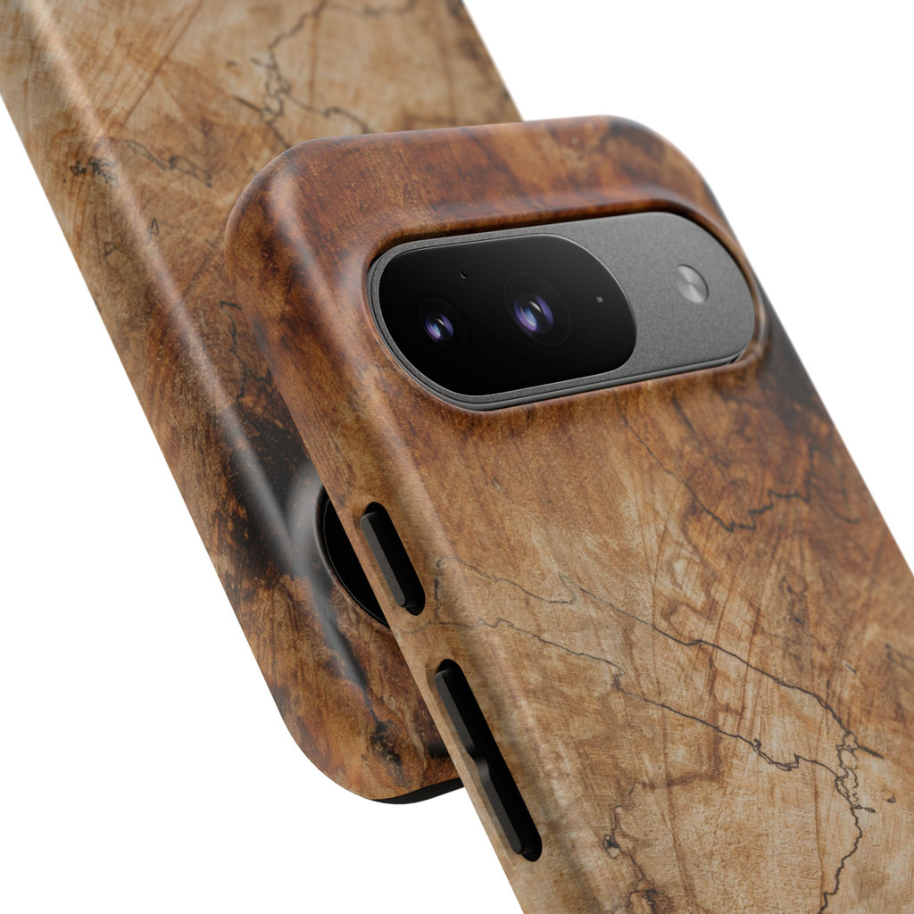 Woodland-Inspired Phone Case | Tough Cases, Natural Wood Grain Cover, Rustic Tech Accessory, Nature Lover Gift, Eco-Friendly - FORMO