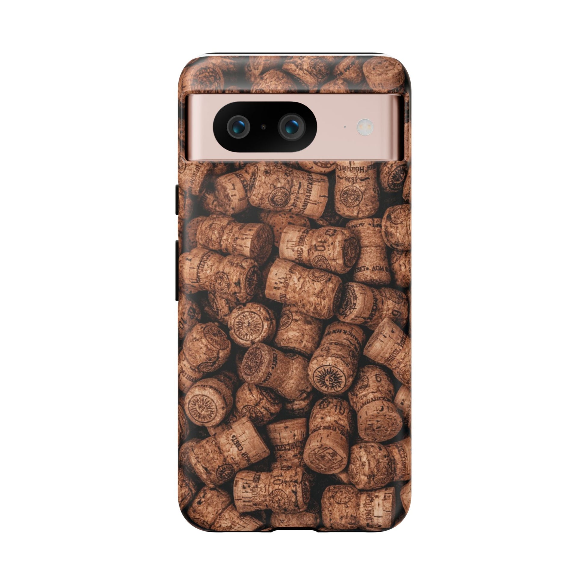 Cork Pattern Phone Case - Eco-Friendly, Vintage Style, Rustic Gifts for Wine Lovers, Housewarming, Birthday, Unique Gift - FORMO