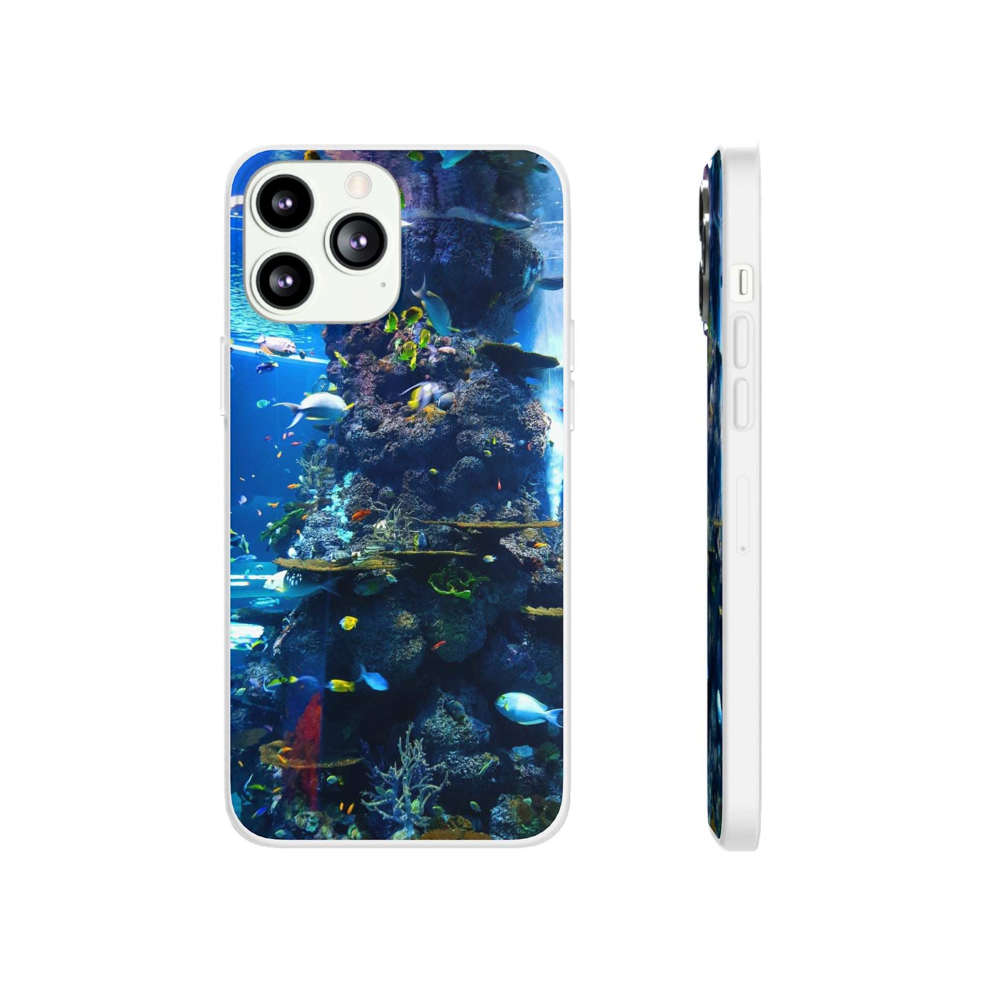 Underwater Paradise Phone Case, Flexible Mobile Cover, Ocean Lover Gift, Marine Life, Beach Decor, Sea Life Accessories - FORMO