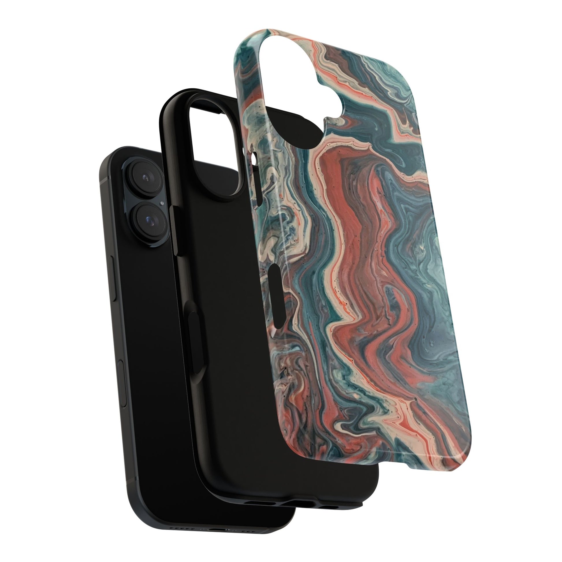 Artistic Phone Case, Tough Cases for Stylish Protection, Marble Design, Trendy Gift for Phone Lovers, Unique Cell Phone Accessory - FORMO