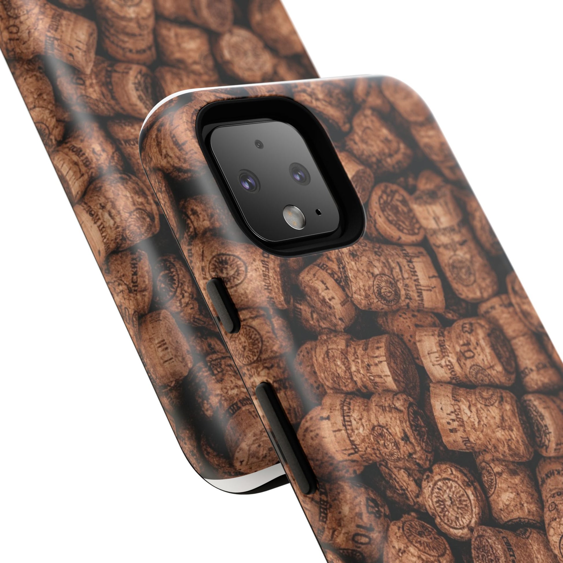 Cork Pattern Phone Case - Eco-Friendly, Vintage Style, Rustic Gifts for Wine Lovers, Housewarming, Birthday, Unique Gift - FORMO