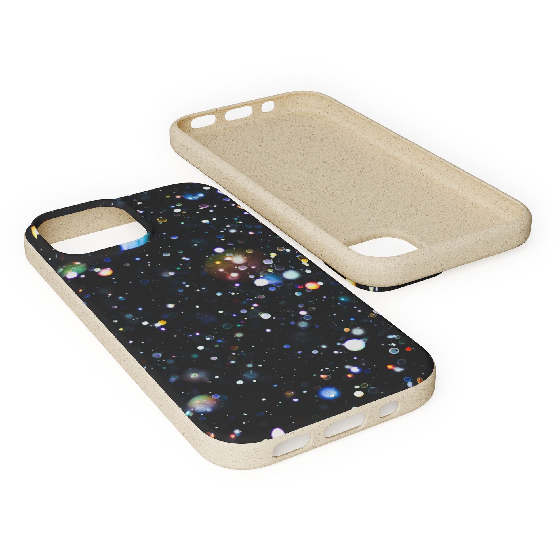 Eco-Friendly Phone Cases, Galaxy Print Biodegradable Cases, Sustainable Phone Accessories, Green Gifts for Her, Space Lover Gift - FORMO