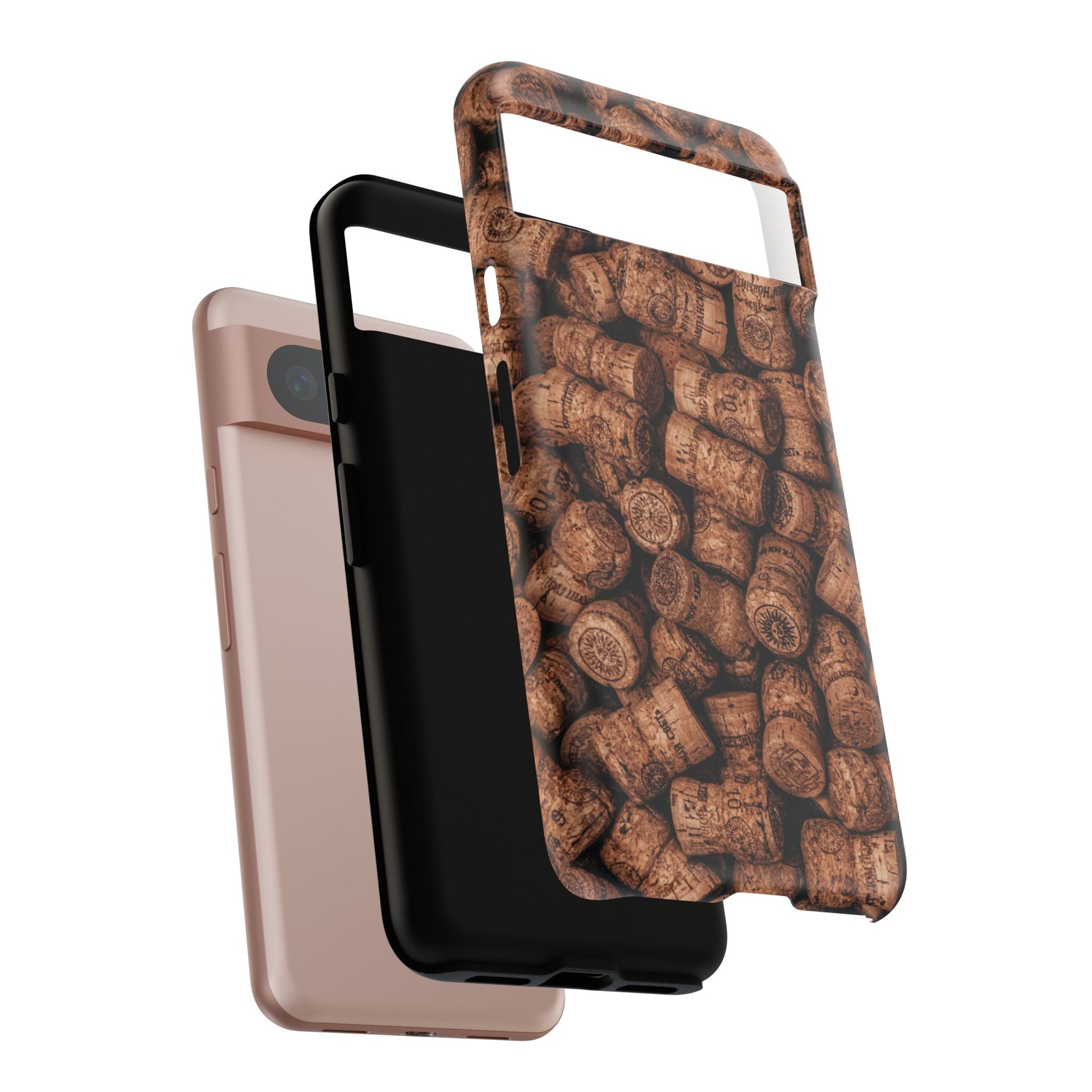 Cork Pattern Phone Case - Eco-Friendly, Vintage Style, Rustic Gifts for Wine Lovers, Housewarming, Birthday, Unique Gift - FORMO