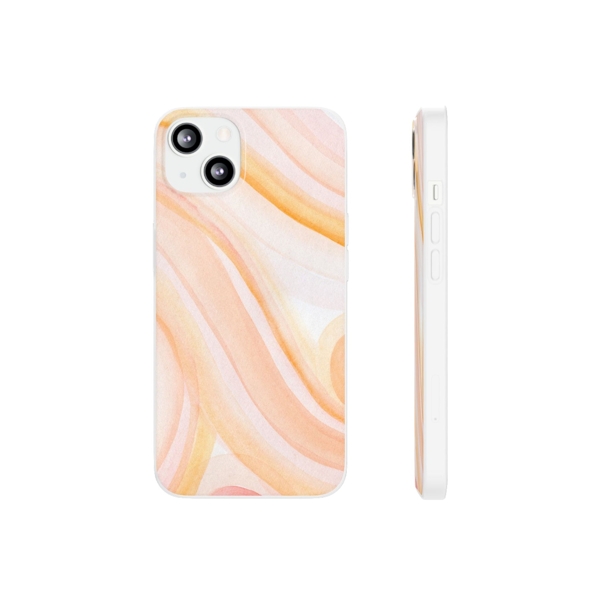Aesthetic Phone Case, Soft Pastel Flexible Cover, Trendy Mobile Accessories, Gift for Her, Cute Phone Protection - FORMO