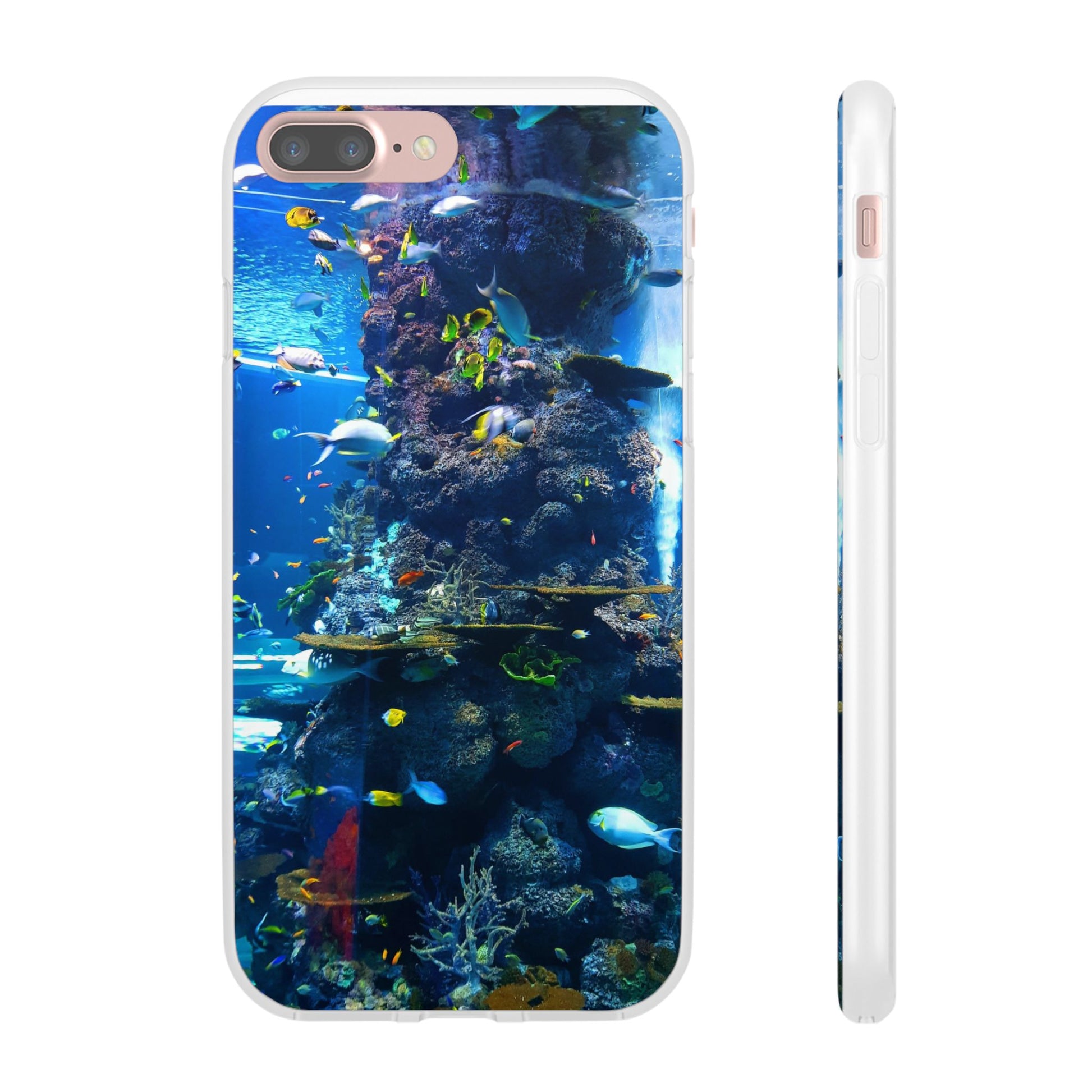 Underwater Paradise Phone Case, Flexible Mobile Cover, Ocean Lover Gift, Marine Life, Beach Decor, Sea Life Accessories - FORMO