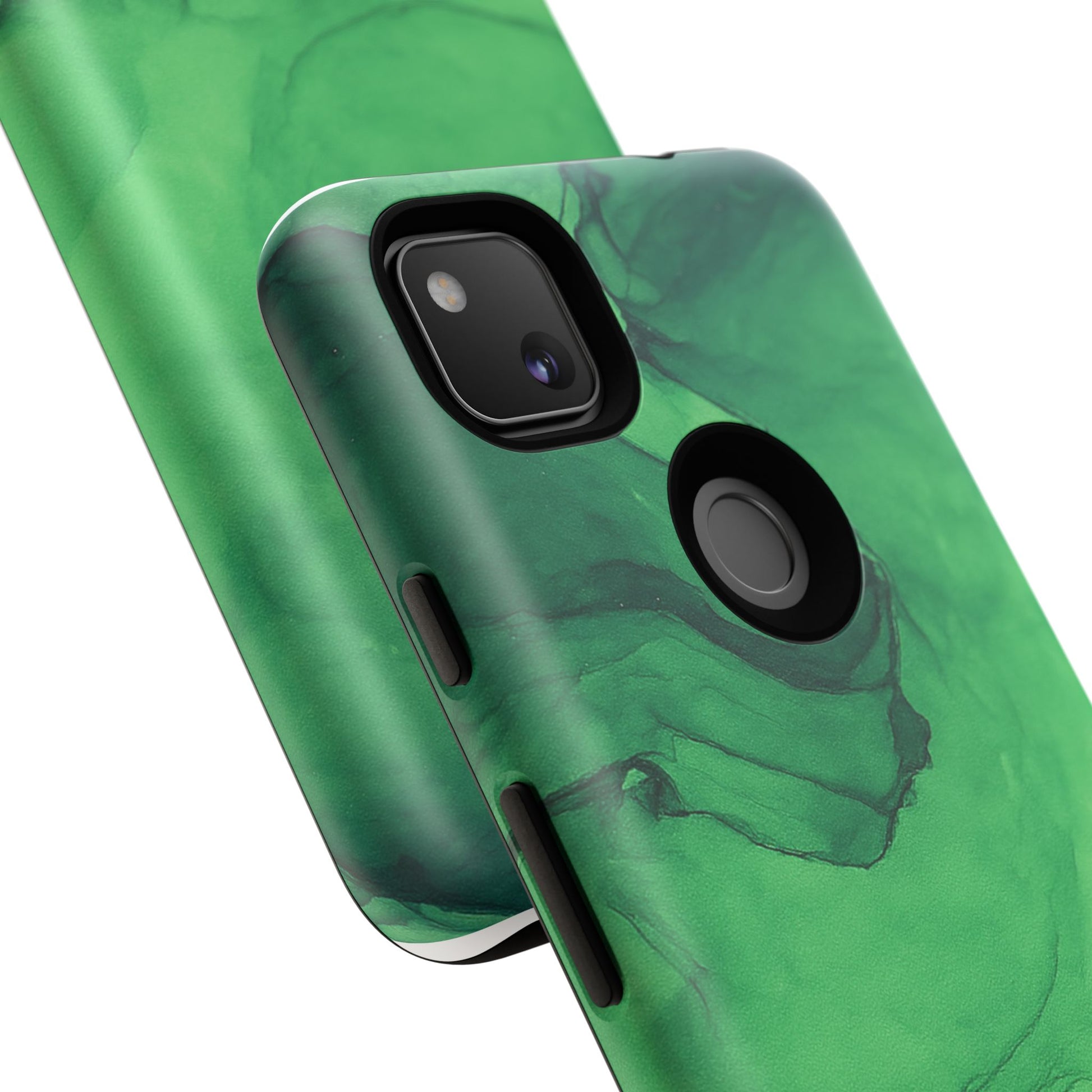 Stylish Phone Case for Nature Lovers, Tough Cases, Green Marble Design, Organic Aesthetic, Unique Gift, Eco-friendly Accessories