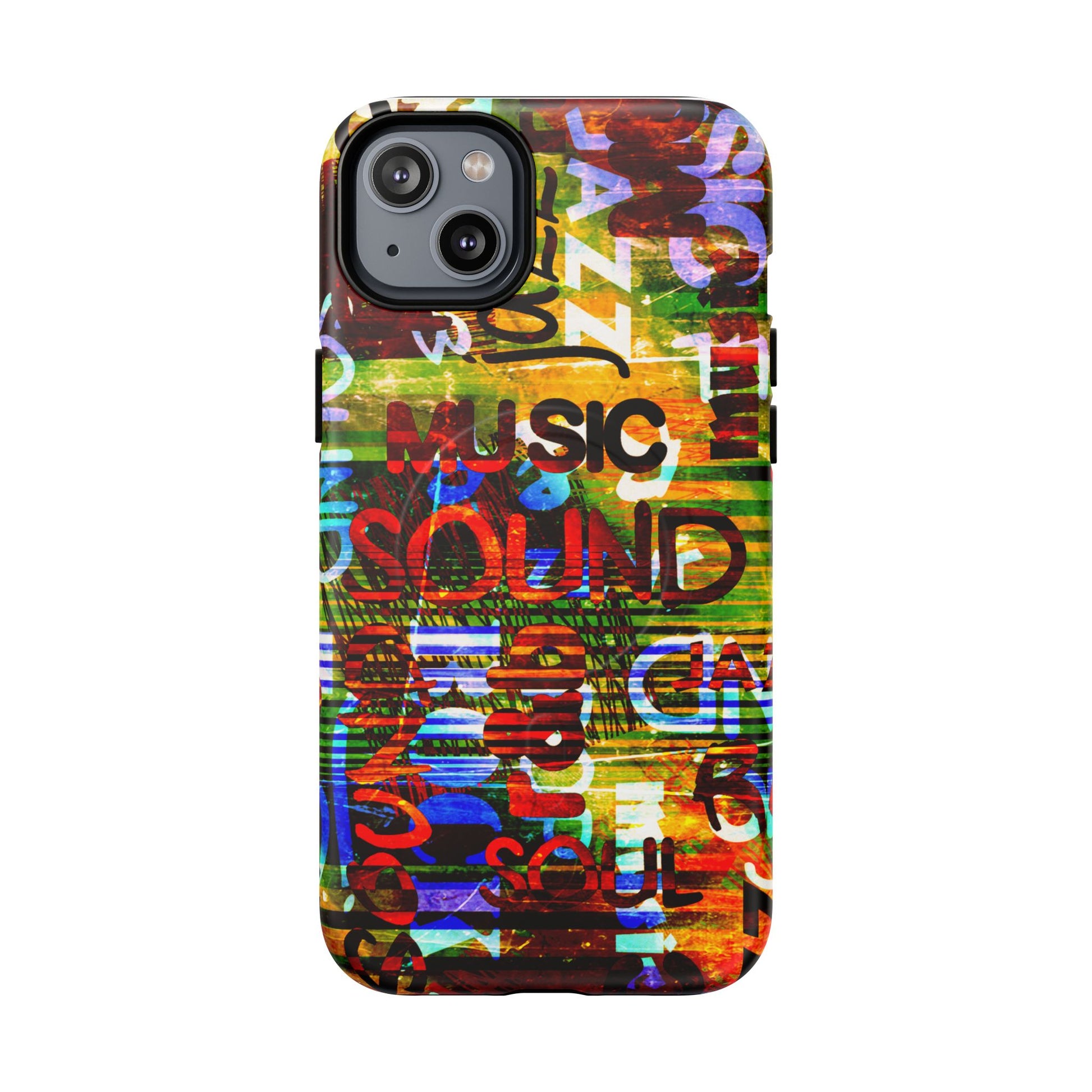 Colorful Music-Themed Phone Case (iPhone & Samsung Compatible) - FORMO