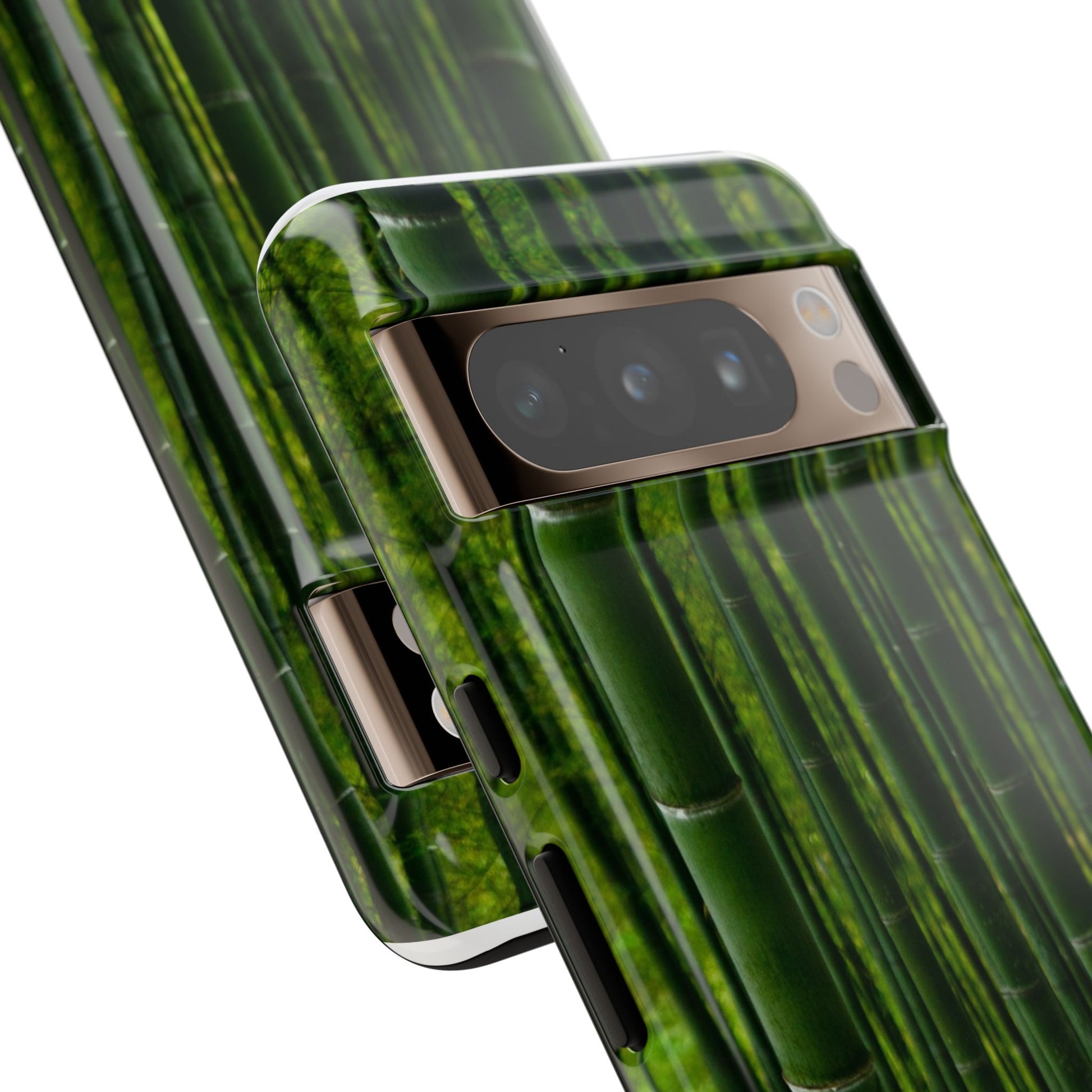 Bamboo Phone Case - Tough Cases, Nature Lover Gift, Eco-Friendly Phone Accessory, Greenery Design, Unique Smartphone Cover - FORMO