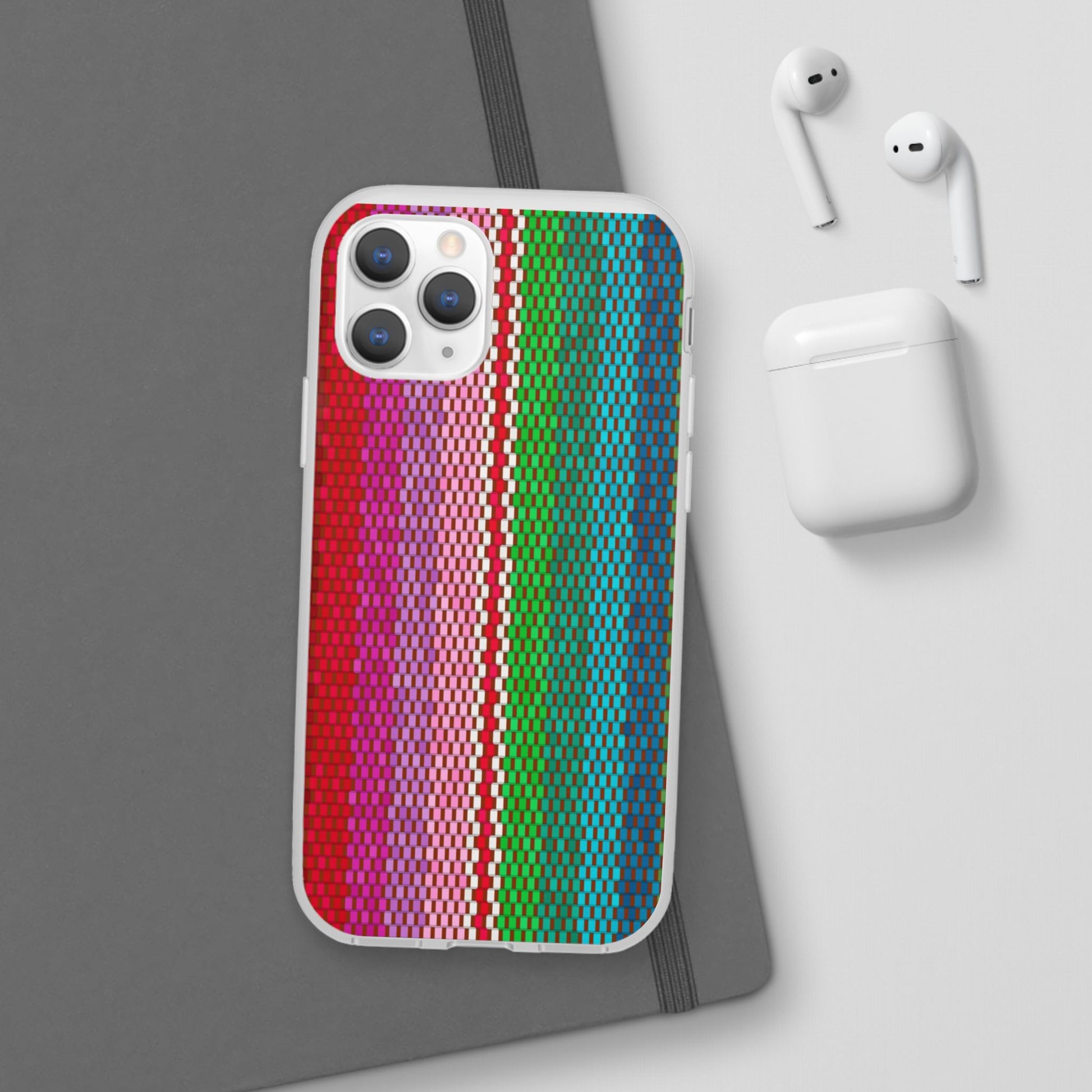 Colorful Striped Flexi Phone Case (iPhone & Samsung Compatible) - FORMO