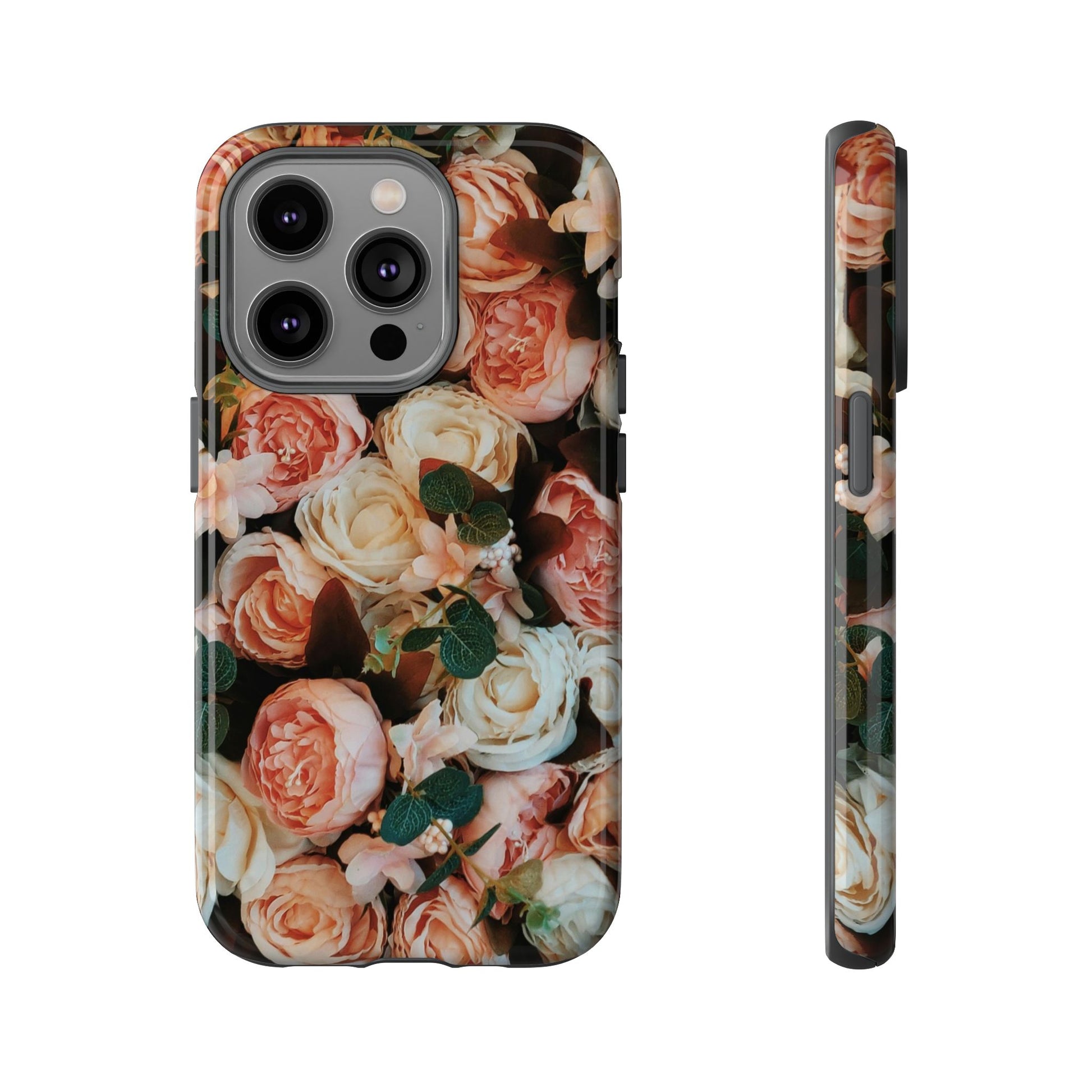 Floral Phone Case - Tough Cases, Rose Design, Floral Protection, Gift for Her, Cute Mobile Cover, Eco-Friendly Case - FORMO