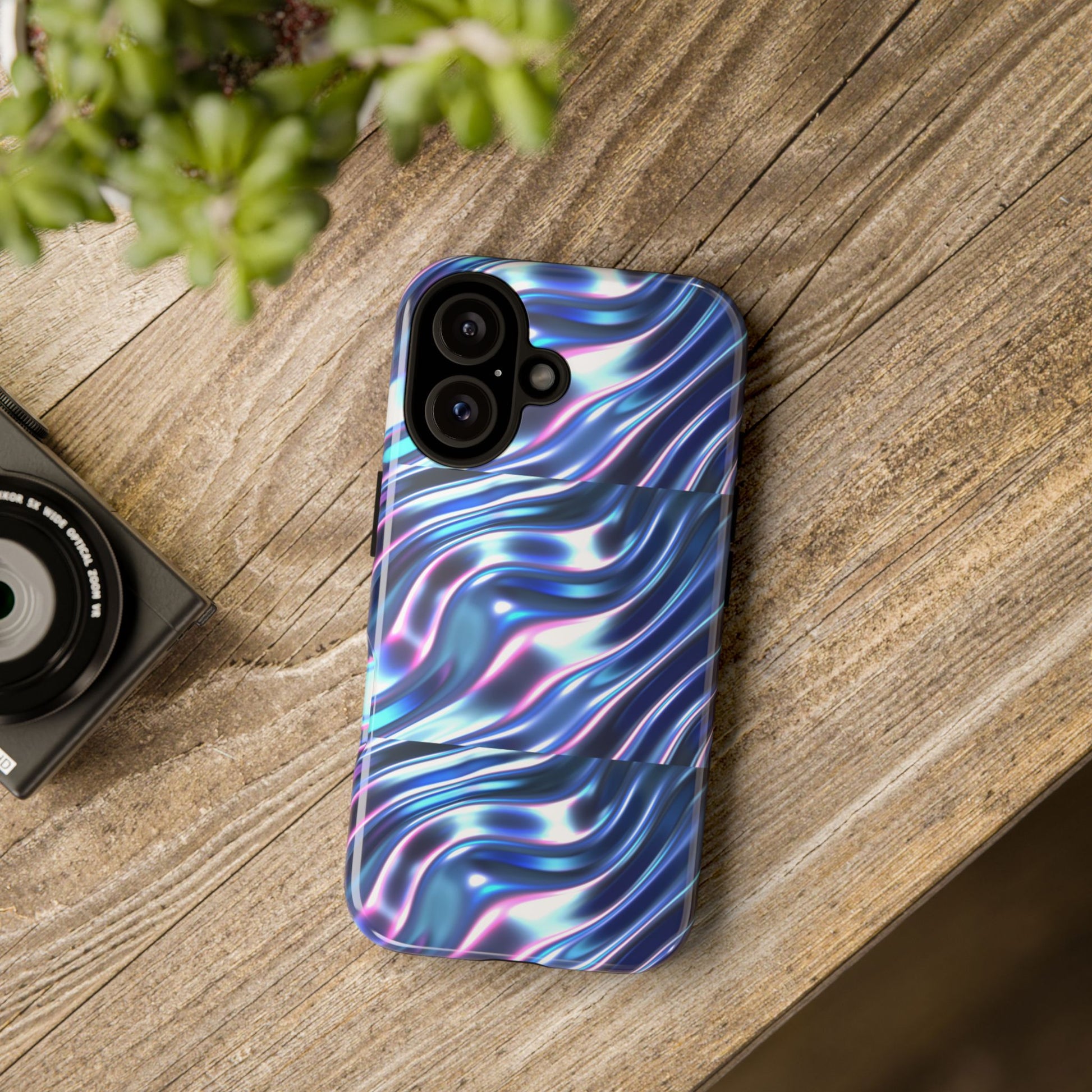 Iridescent Glossy Tough Phone Case (iPhone, Samsung & Google Pixel Compatible) - FORMO