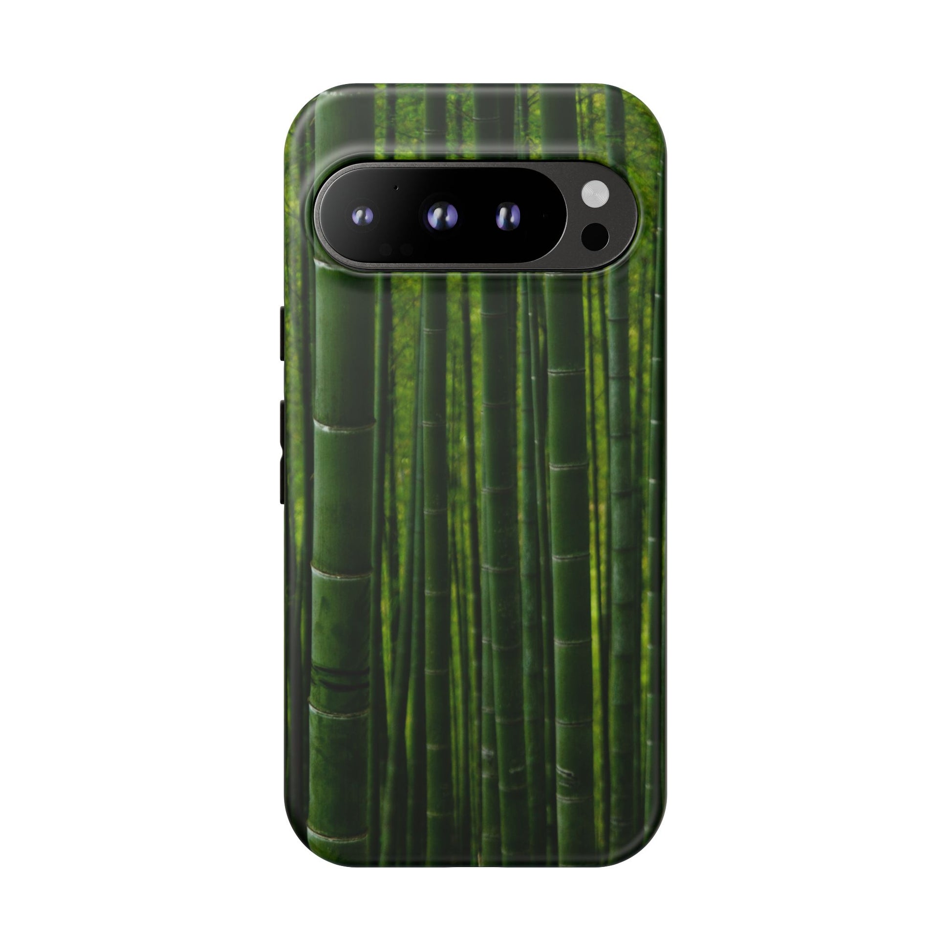 Bamboo Phone Case - Tough Cases, Nature Lover Gift, Eco-Friendly Phone Accessory, Greenery Design, Unique Smartphone Cover - FORMO