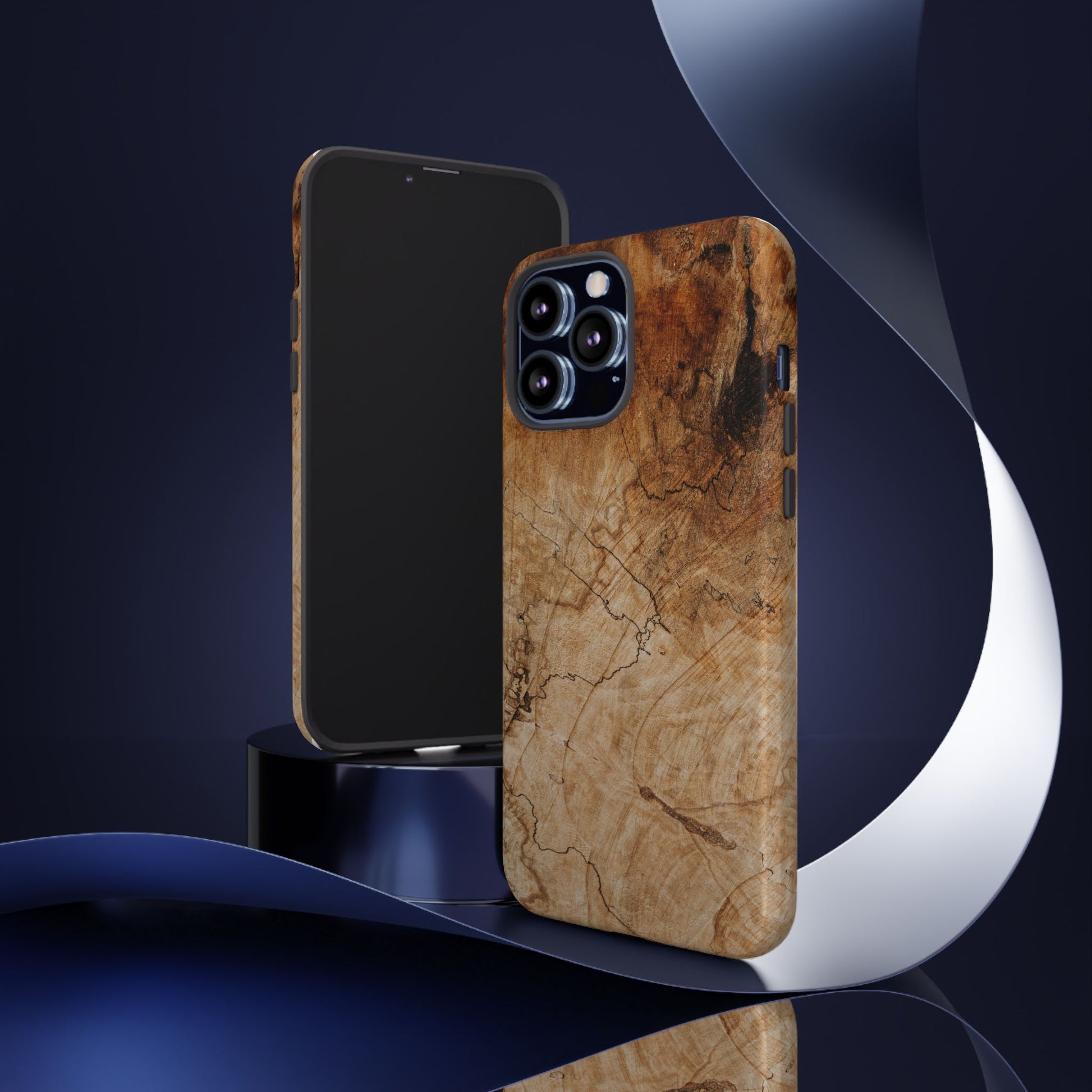 Woodland-Inspired Phone Case | Tough Cases, Natural Wood Grain Cover, Rustic Tech Accessory, Nature Lover Gift, Eco-Friendly - FORMO