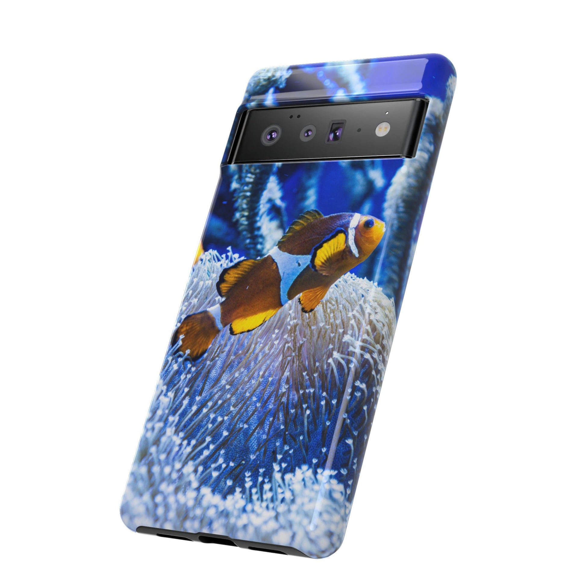 Colorful Marine Life Phone Case, Fish Case, Ocean Lover Gift, Underwater Art, Unique Phone Cover, Tough Phone Protector - FORMO