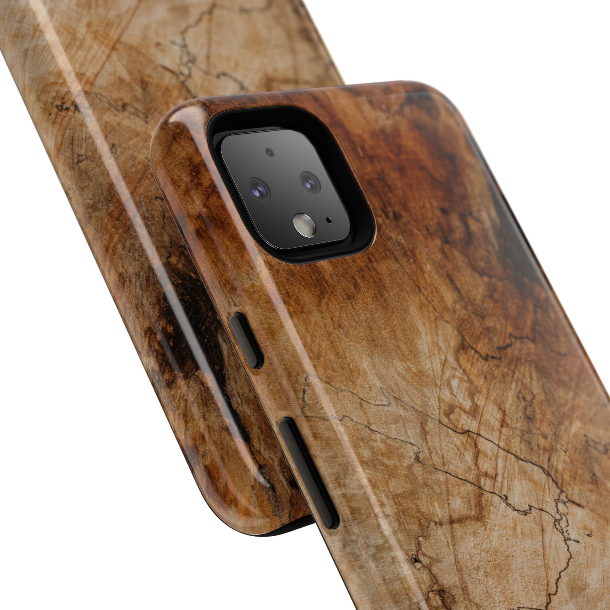 Woodland-Inspired Phone Case | Tough Cases, Natural Wood Grain Cover, Rustic Tech Accessory, Nature Lover Gift, Eco-Friendly - FORMO