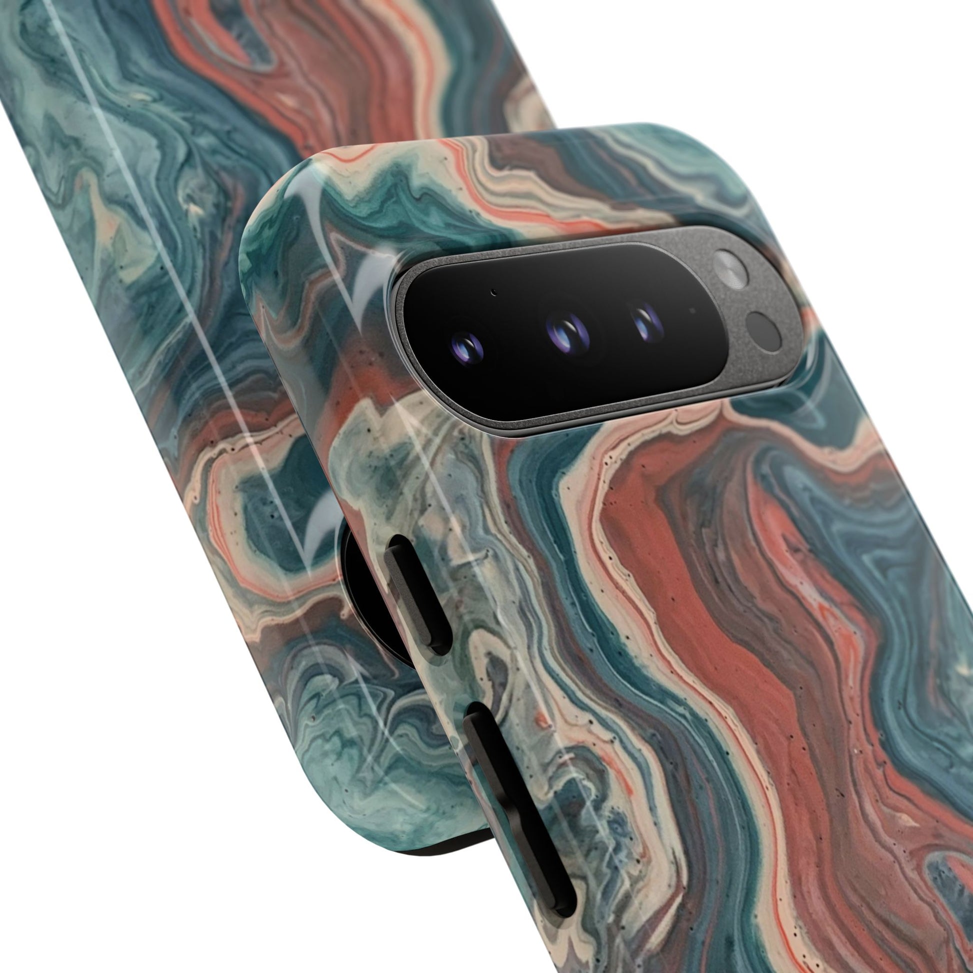 Artistic Phone Case, Tough Cases for Stylish Protection, Marble Design, Trendy Gift for Phone Lovers, Unique Cell Phone Accessory - FORMO