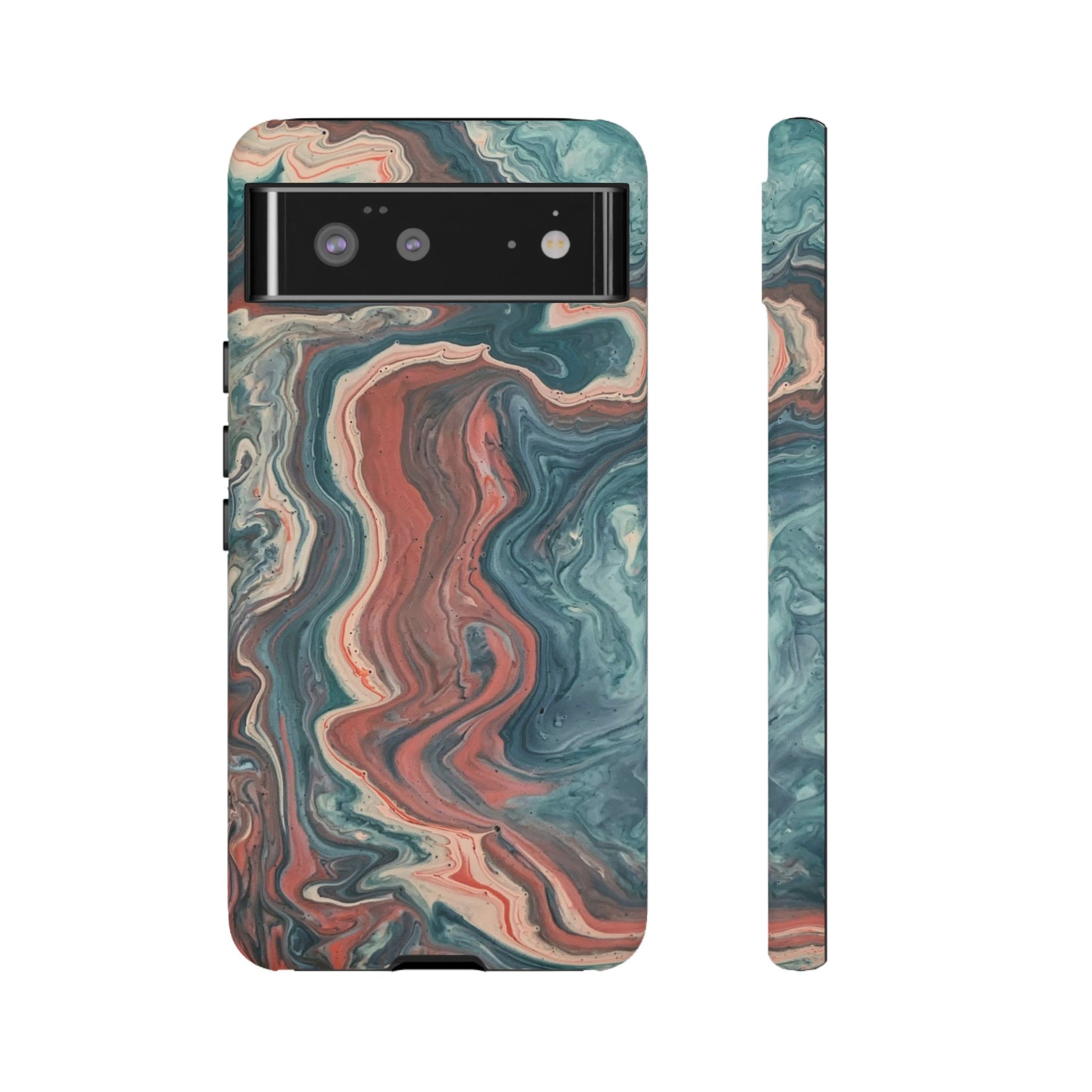 Artistic Phone Case, Tough Cases for Stylish Protection, Marble Design, Trendy Gift for Phone Lovers, Unique Cell Phone Accessory - FORMO
