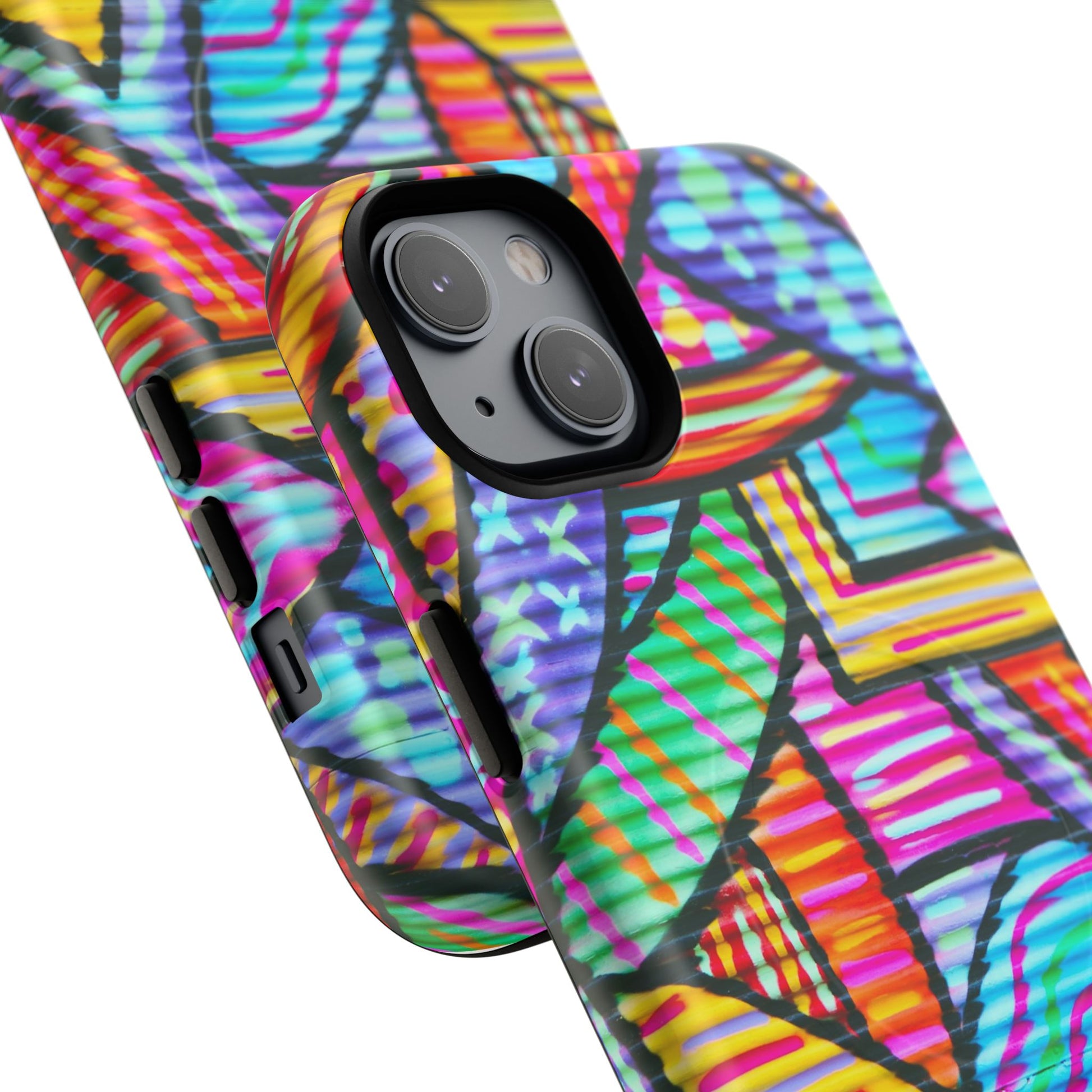 Vibrant Tough Magnetic Phone Case, Colorful Phone Cover, Artistic Mobile Protection, Unique Gift for Tech Lovers, Phone Accessories - FORMO