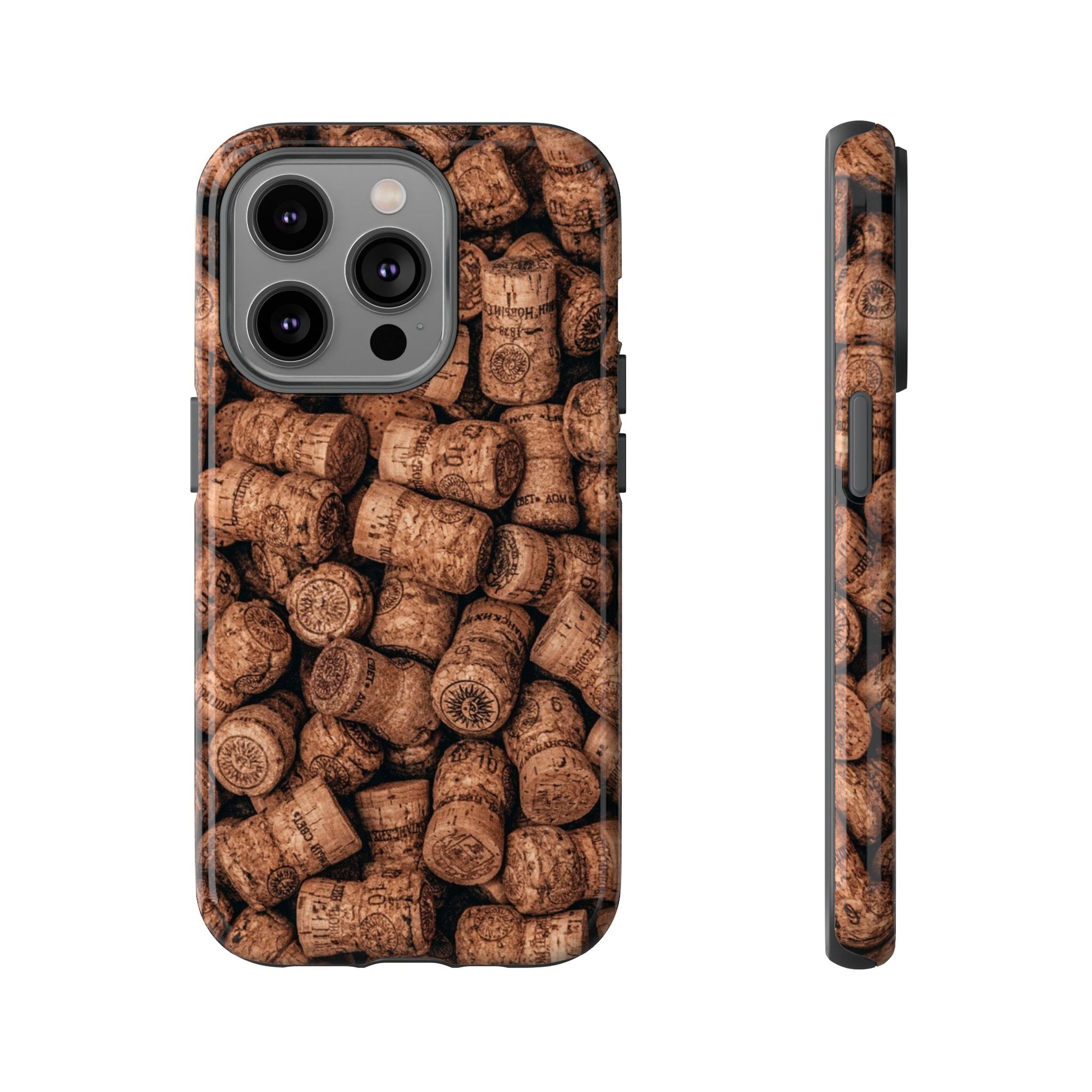 Cork Pattern Phone Case - Eco-Friendly, Vintage Style, Rustic Gifts for Wine Lovers, Housewarming, Birthday, Unique Gift - FORMO