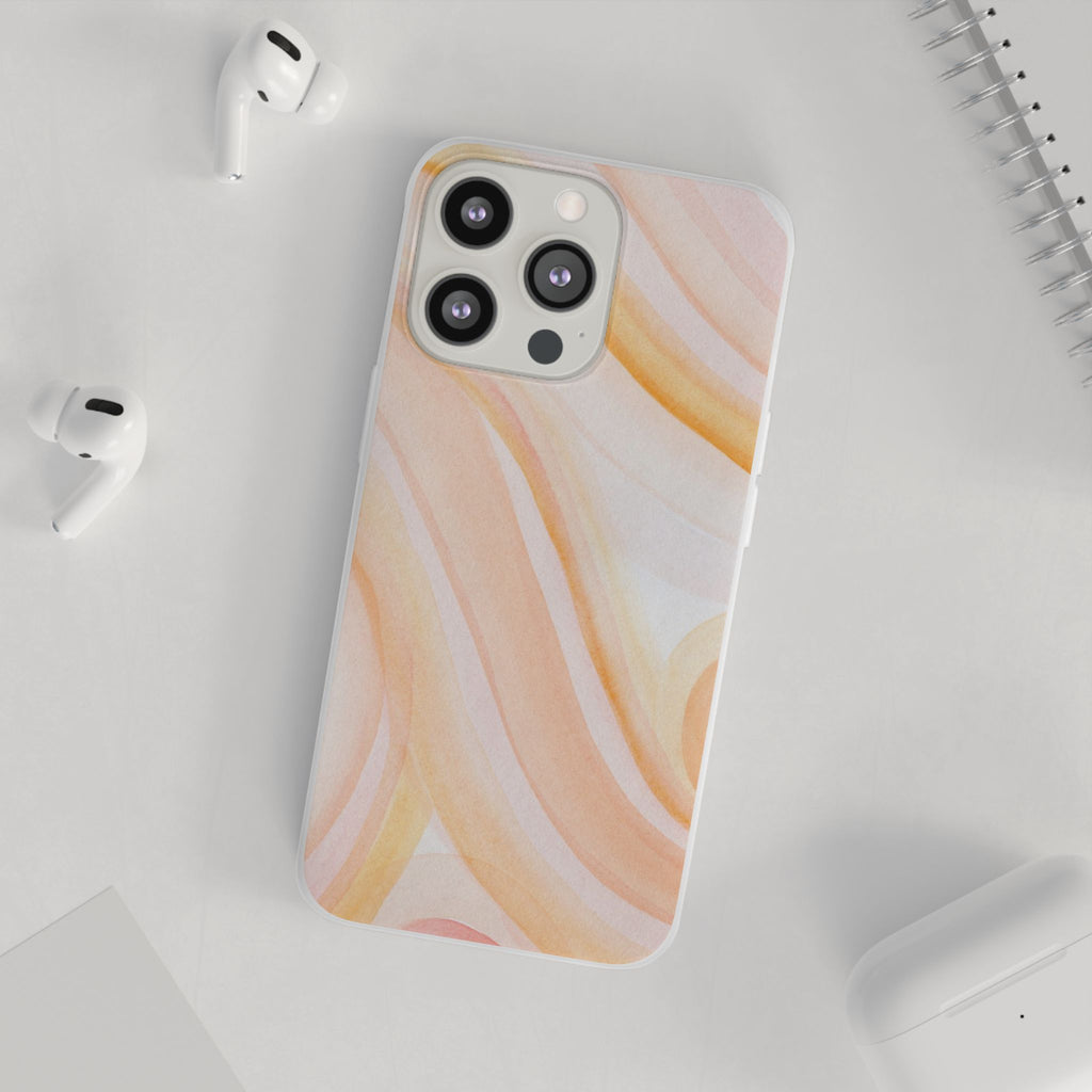 Aesthetic Phone Case, Soft Pastel Flexible Cover, Trendy Mobile Accessories, Gift for Her, Cute Phone Protection - FORMO