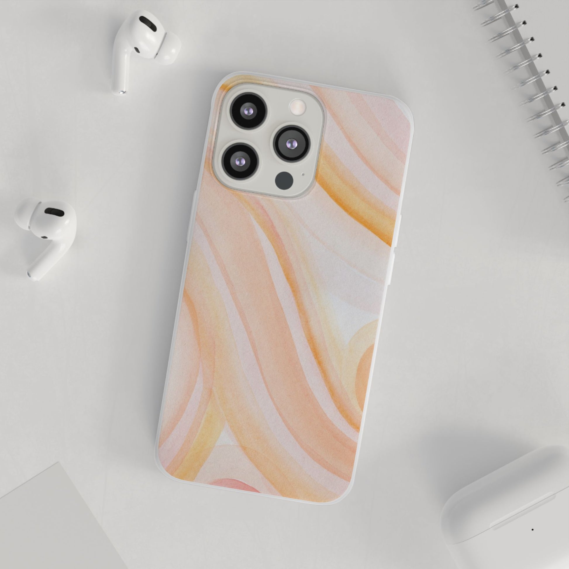 Aesthetic Phone Case, Soft Pastel Flexible Cover, Trendy Mobile Accessories, Gift for Her, Cute Phone Protection - FORMO