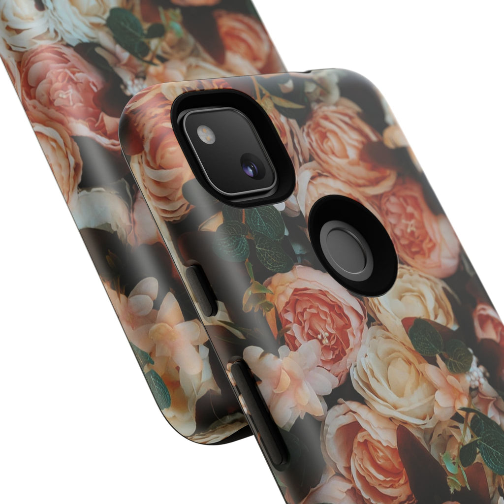 Floral Phone Case - Tough Cases, Rose Design, Floral Protection, Gift for Her, Cute Mobile Cover, Eco-Friendly Case - FORMO