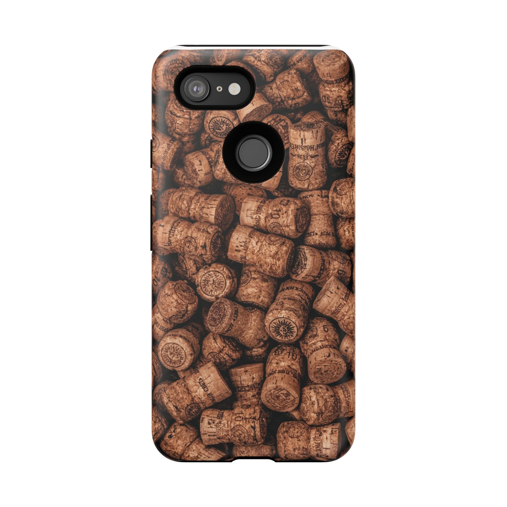 Cork Pattern Phone Case - Eco-Friendly, Vintage Style, Rustic Gifts for Wine Lovers, Housewarming, Birthday, Unique Gift - FORMO