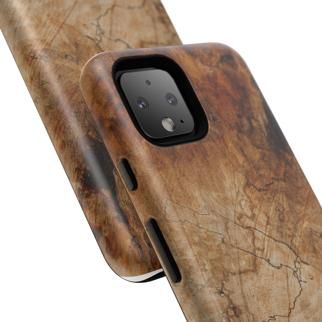 Woodland-Inspired Phone Case | Tough Cases, Natural Wood Grain Cover, Rustic Tech Accessory, Nature Lover Gift, Eco-Friendly - FORMO