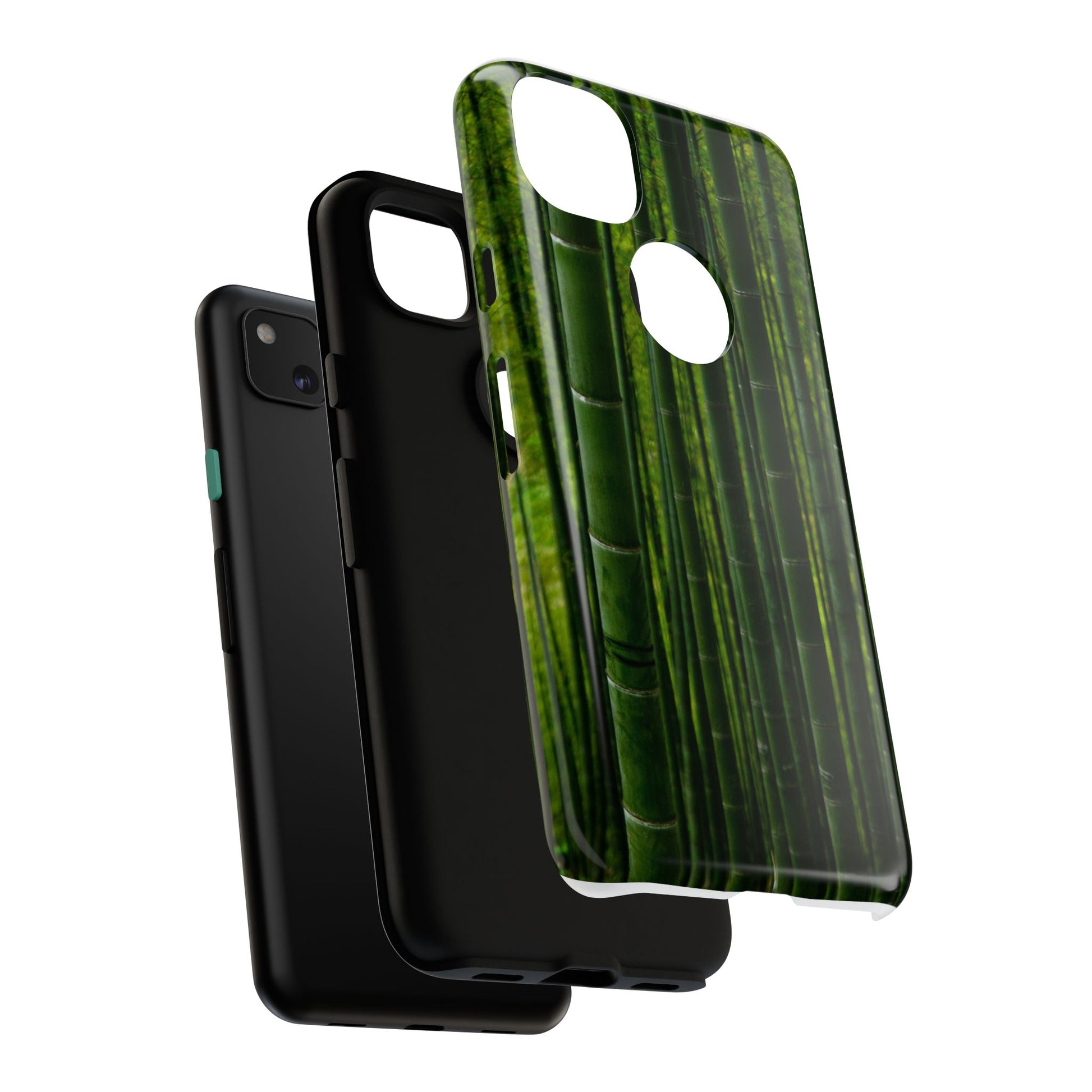 Bamboo Phone Case - Tough Cases, Nature Lover Gift, Eco-Friendly Phone Accessory, Greenery Design, Unique Smartphone Cover - FORMO