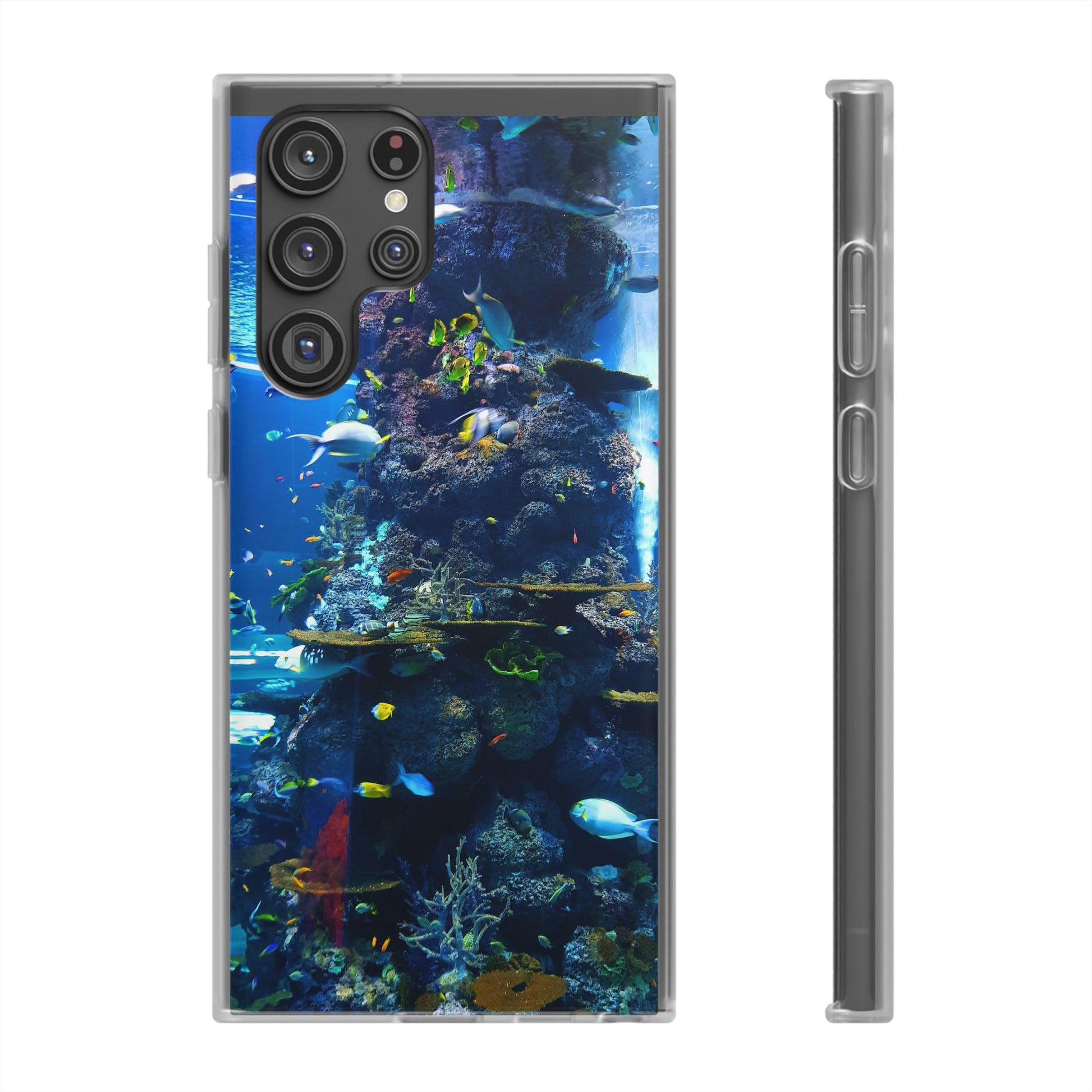 Underwater Paradise Phone Case, Flexible Mobile Cover, Ocean Lover Gift, Marine Life, Beach Decor, Sea Life Accessories - FORMO