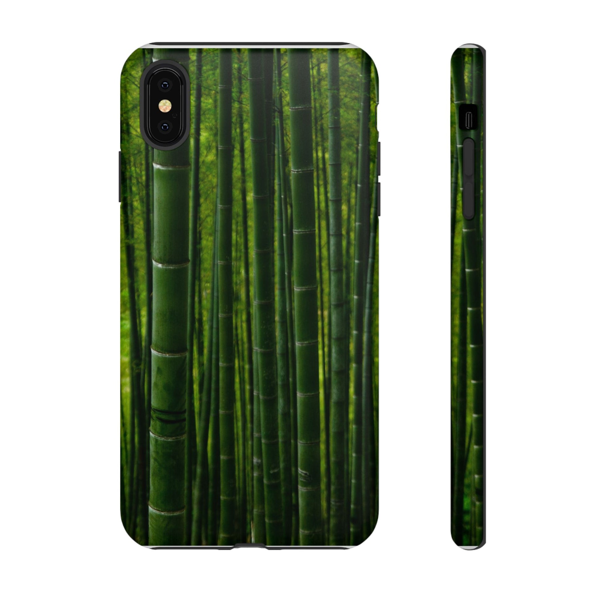 Bamboo Phone Case - Tough Cases, Nature Lover Gift, Eco-Friendly Phone Accessory, Greenery Design, Unique Smartphone Cover - FORMO