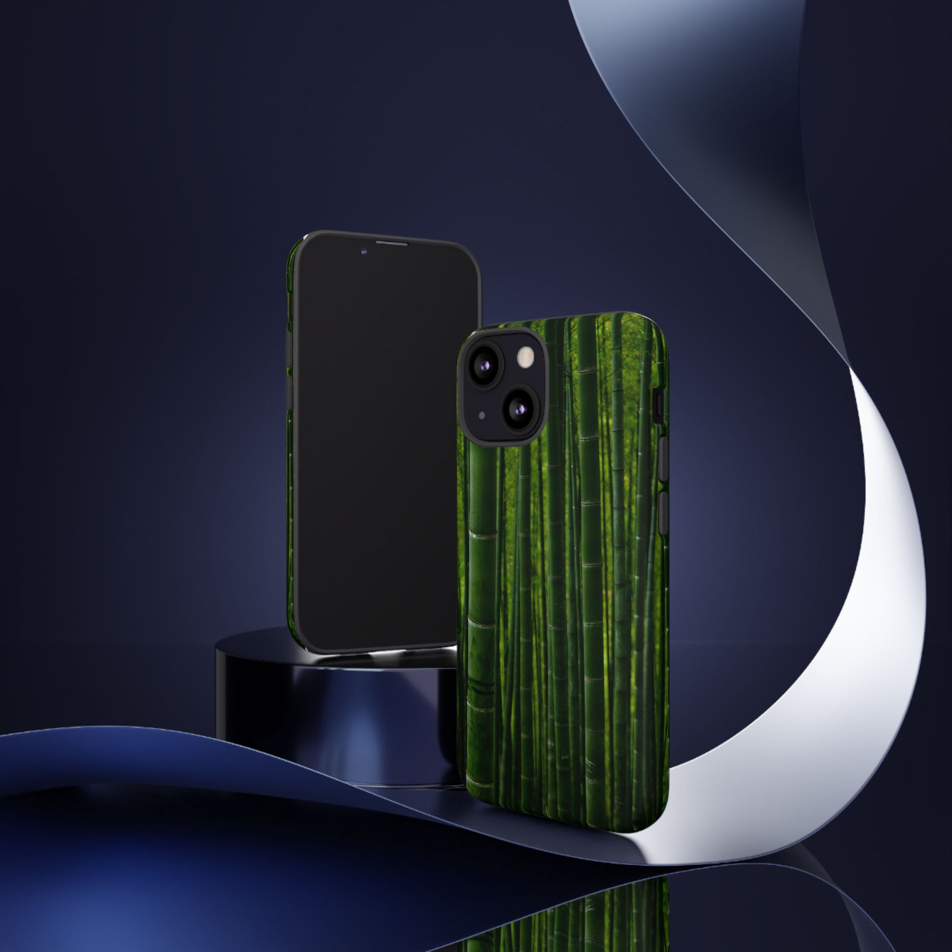 Bamboo Phone Case - Tough Cases, Nature Lover Gift, Eco-Friendly Phone Accessory, Greenery Design, Unique Smartphone Cover - FORMO