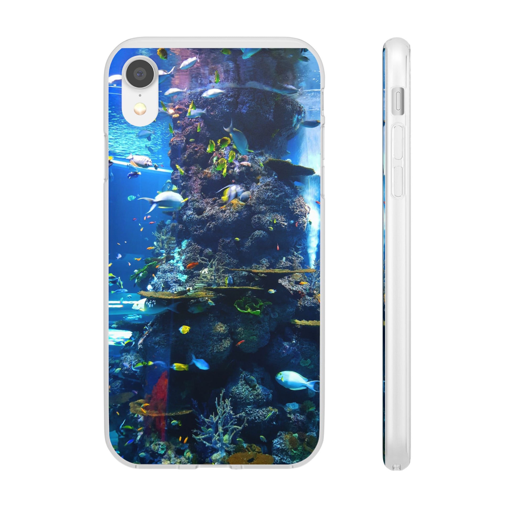 Underwater Paradise Phone Case, Flexible Mobile Cover, Ocean Lover Gift, Marine Life, Beach Decor, Sea Life Accessories - FORMO