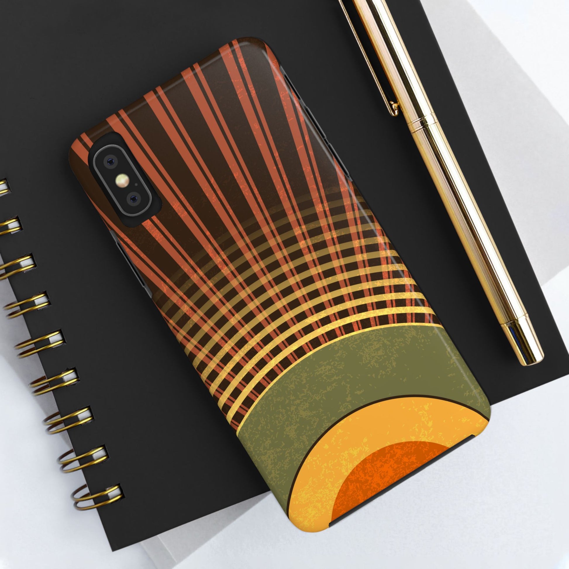 Retro Sunrise Tough Phone Case (iPhone & Samsung Compatible) - FORMO