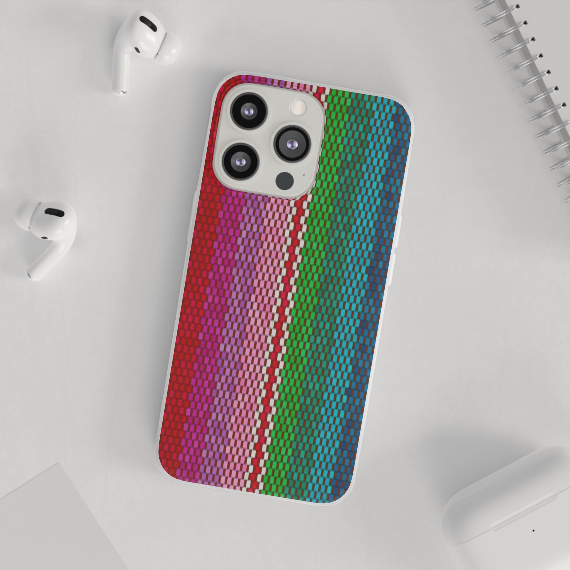 Colorful Striped Flexi Phone Case (iPhone & Samsung Compatible) - FORMO