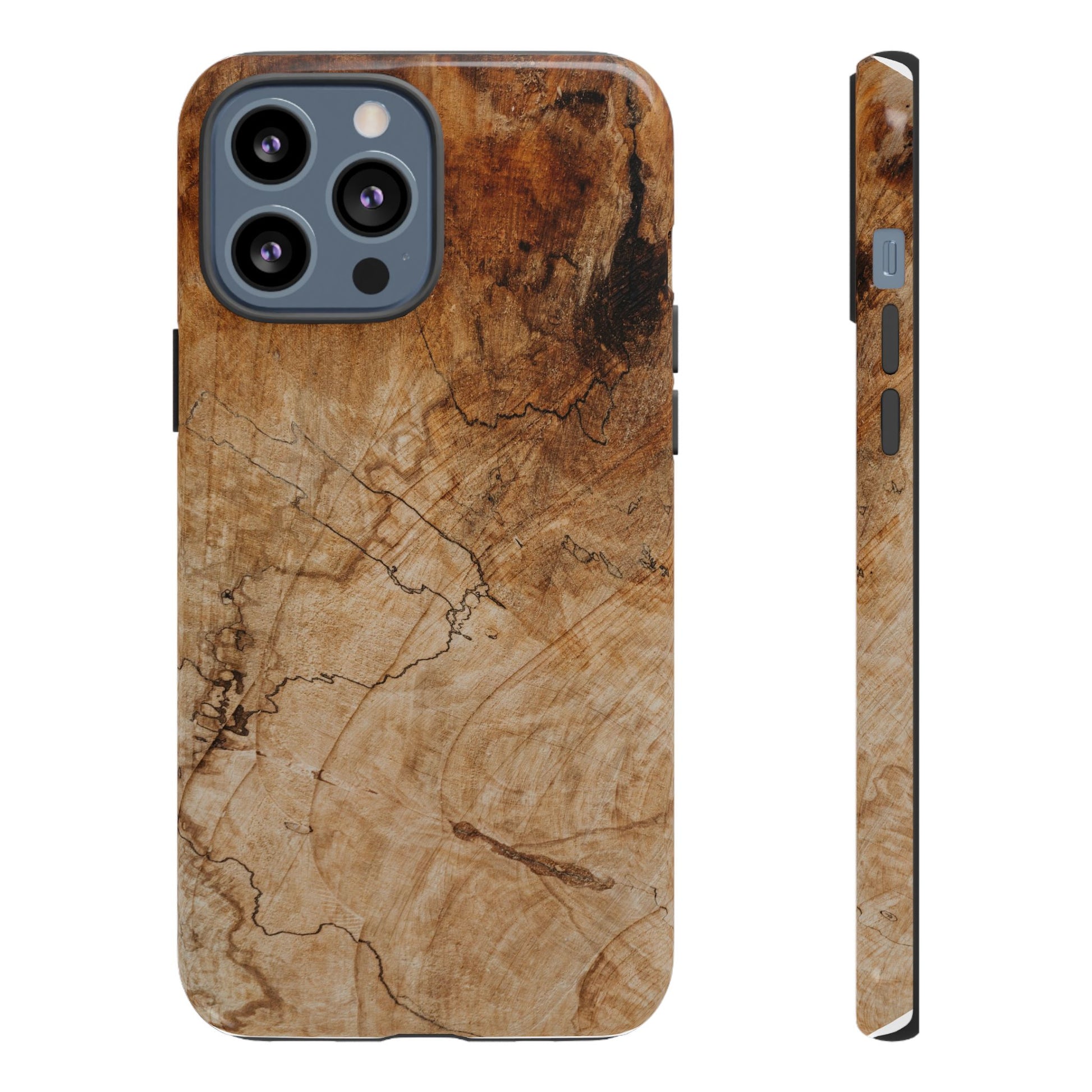 Woodland-Inspired Phone Case | Tough Cases, Natural Wood Grain Cover, Rustic Tech Accessory, Nature Lover Gift, Eco-Friendly - FORMO